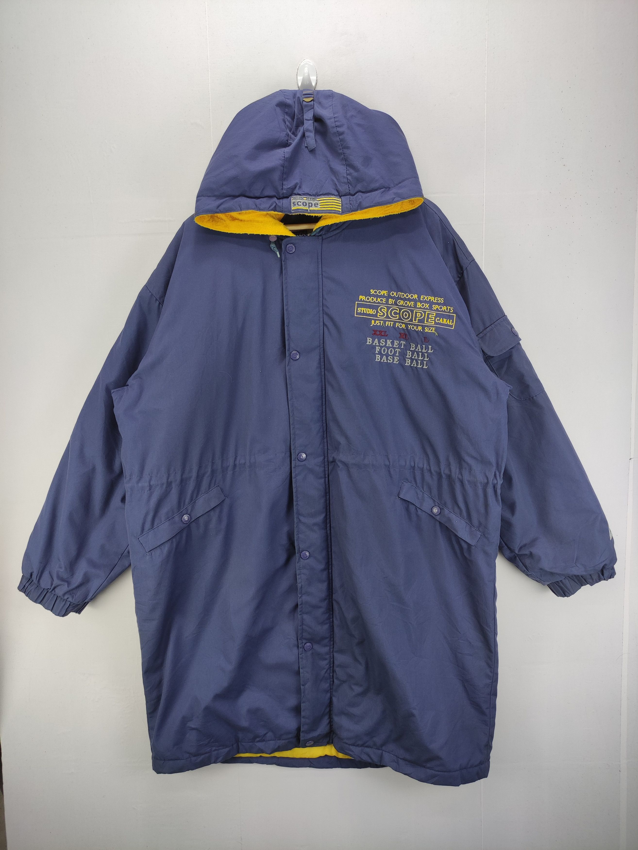 Japanese Brand Vintage Jacket Scope Hoodie Over Size Zipper Size US XXL / EU 58 / 5 - 1 Thumbnail