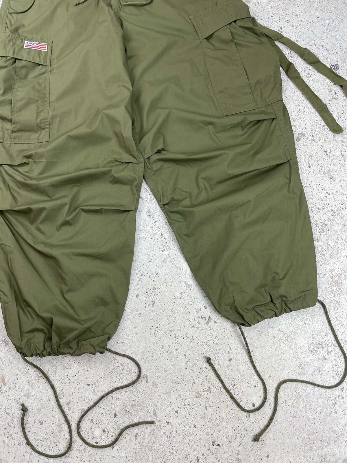 Japanese Brand × Vintage Y2k Vintage UFO Military Parachute Cargo Bondage Pants Size US 31 - 3 Thumbnail