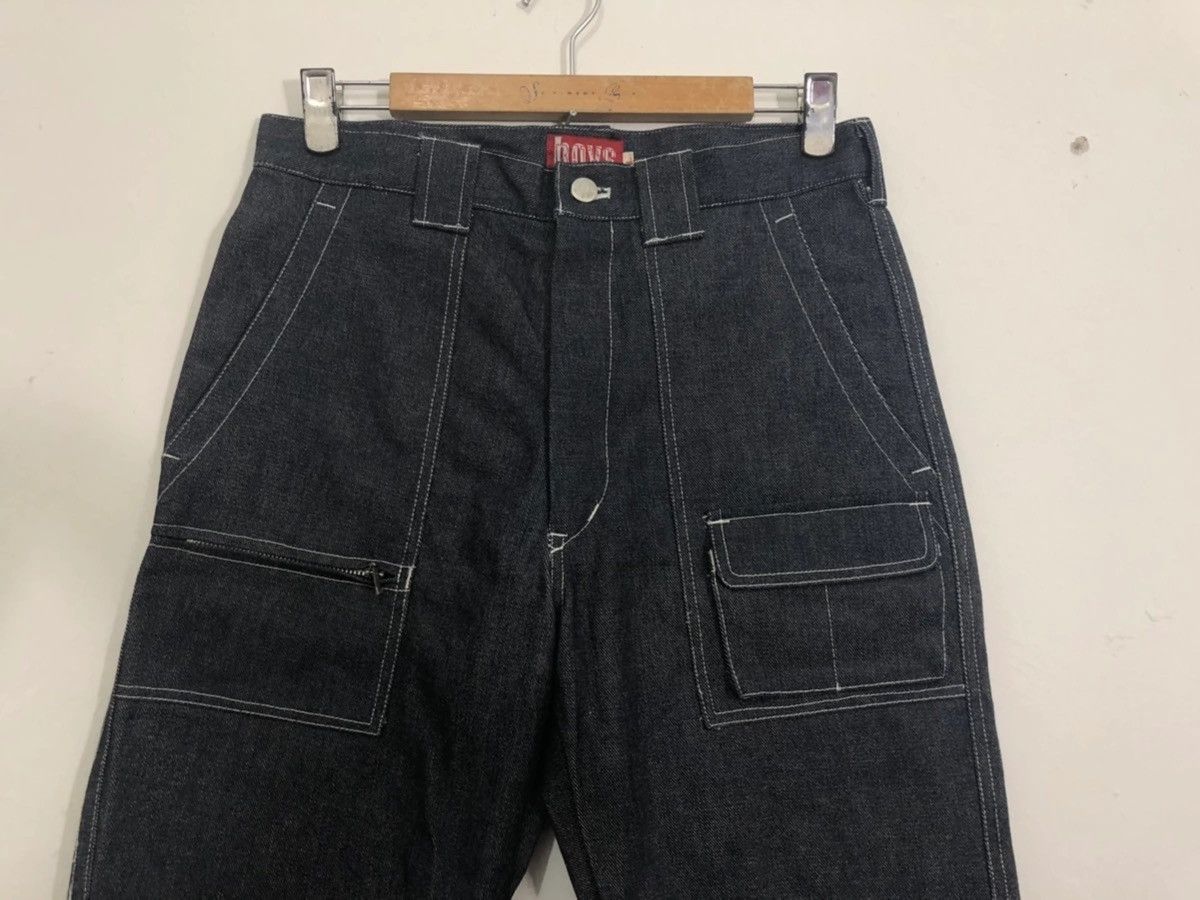 Japanese Brand Batsu Boys Japanese Bondage Multi Pocket Jeans Size US 30 / EU 46 - 3 Thumbnail