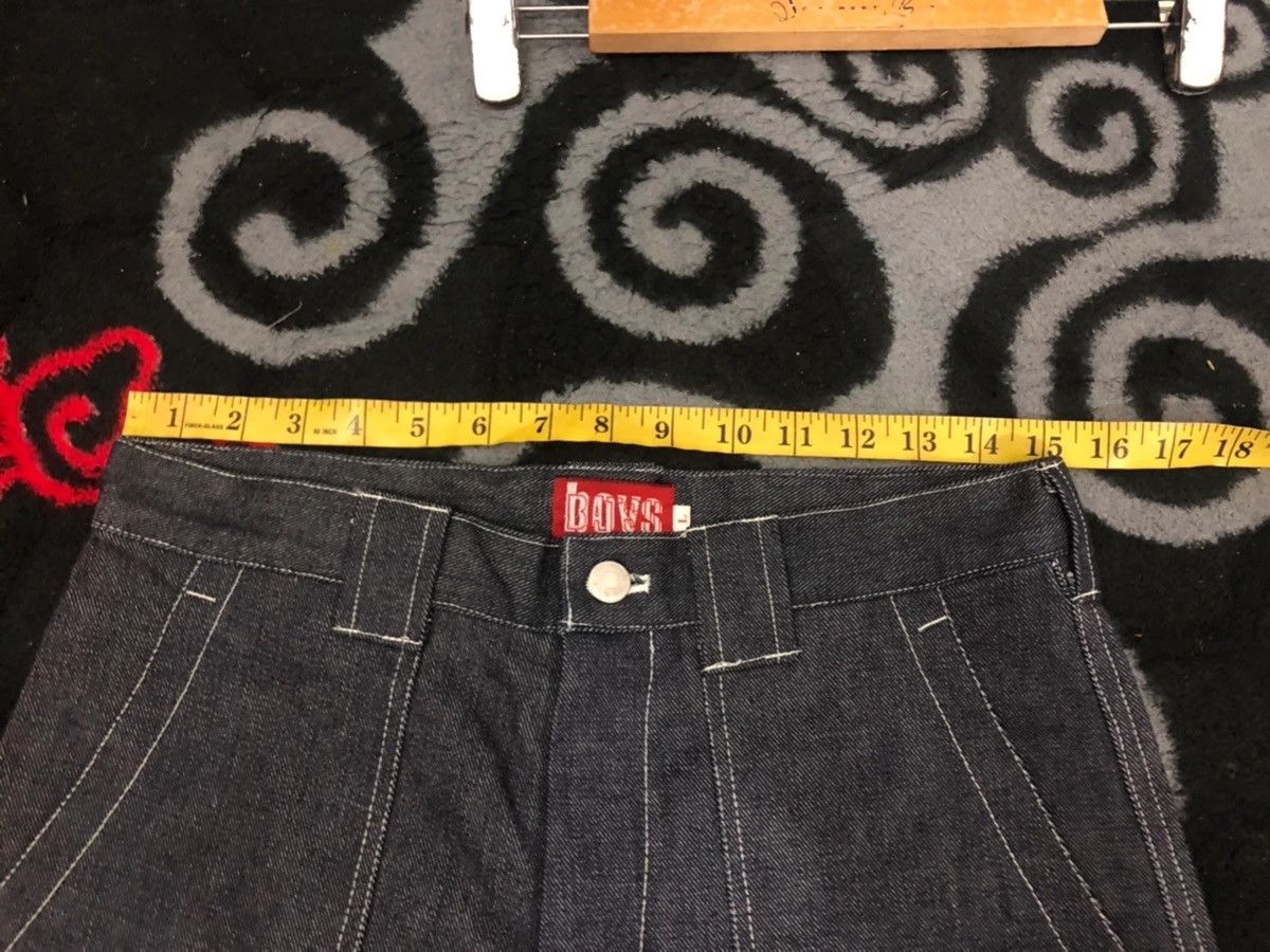 Japanese Brand Batsu Boys Japanese Bondage Multi Pocket Jeans Size US 30 / EU 46 - 12 Thumbnail