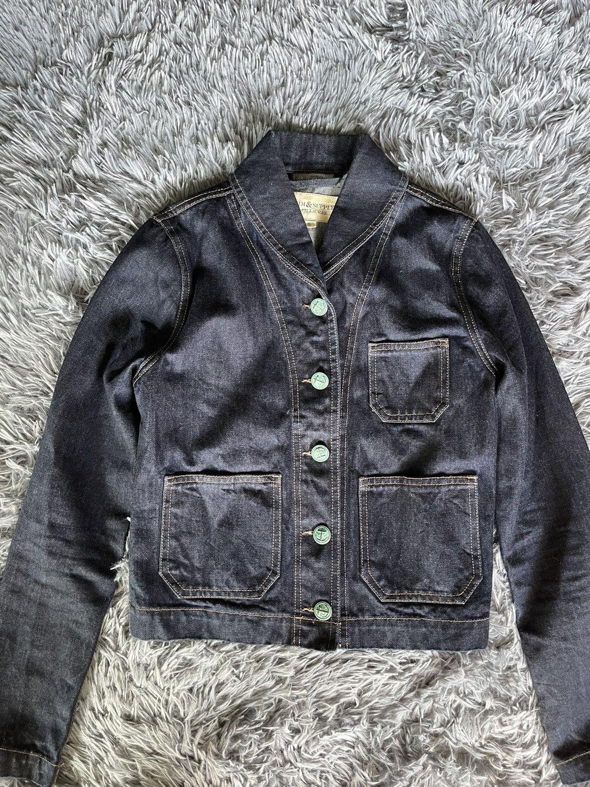 Cowboy Equipment × Denim & Supply Ralph Lauren × Vintage Ralph Lauren vintage 00s denim jacket Size S / US 4 / IT 40 - 5 Thumbnail