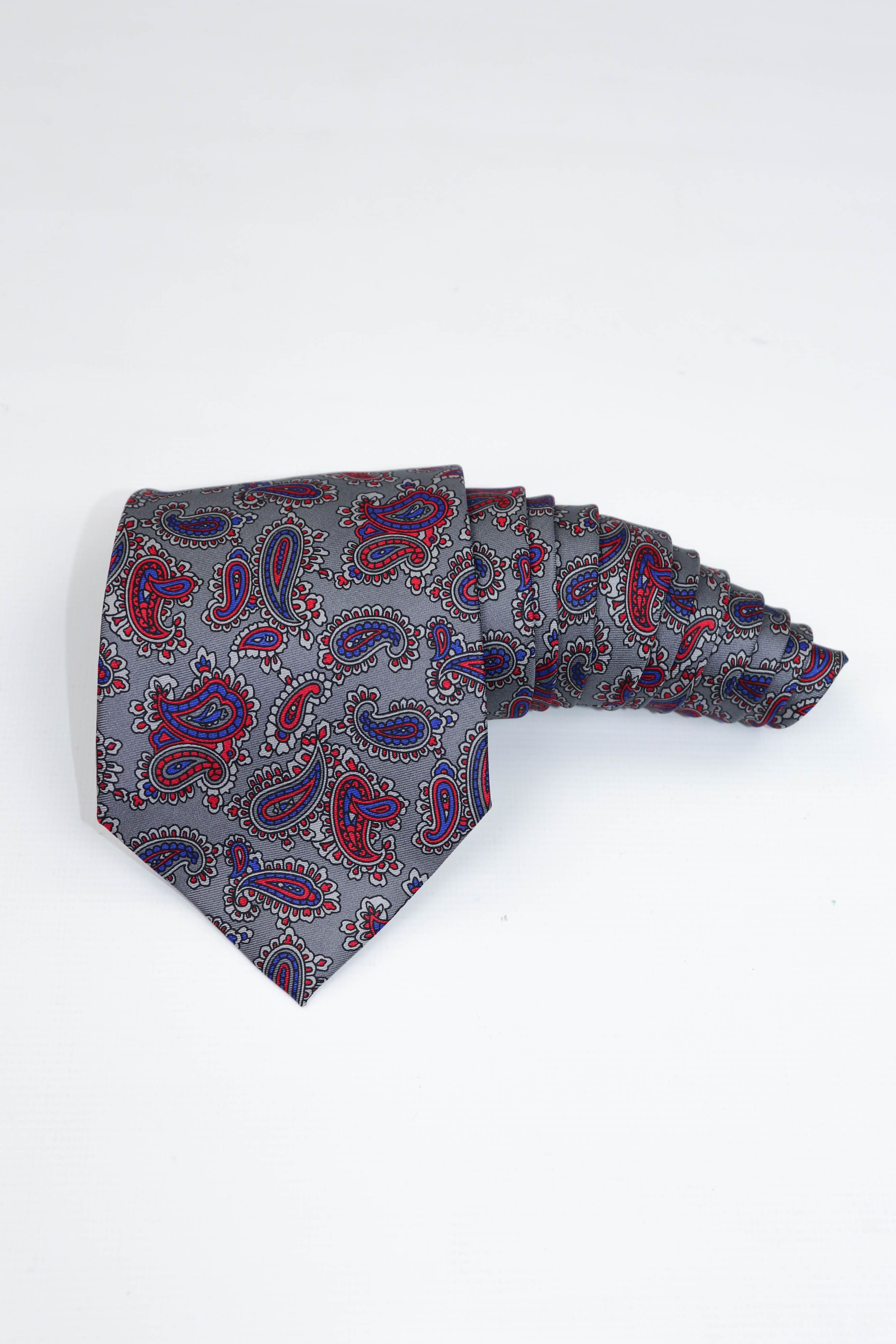 Gucci Gucci Vintage Paisley Pattern Printed Graphics Silk Tie Size ONE SIZE - 3 Thumbnail
