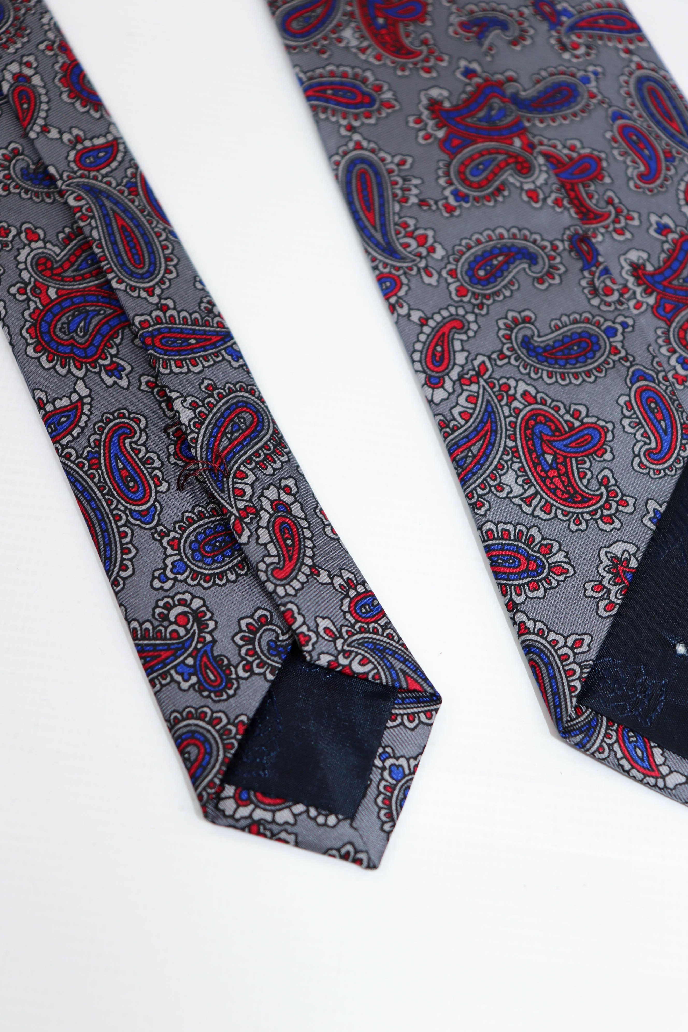 Gucci Gucci Vintage Paisley Pattern Printed Graphics Silk Tie Size ONE SIZE - 8 Thumbnail