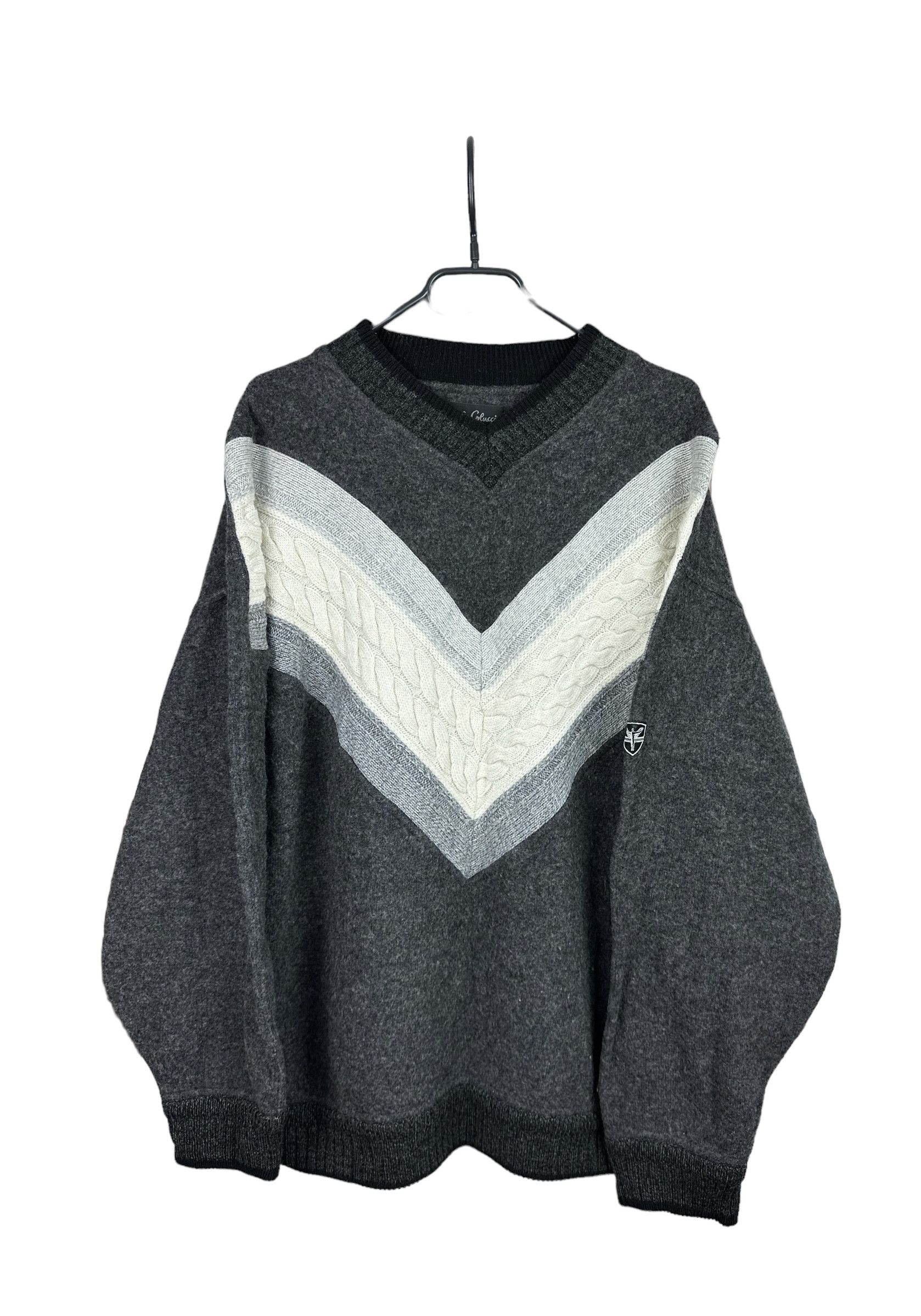 Vintage Carlo Colucci Sport Crewneck Sweater Pullover Rare