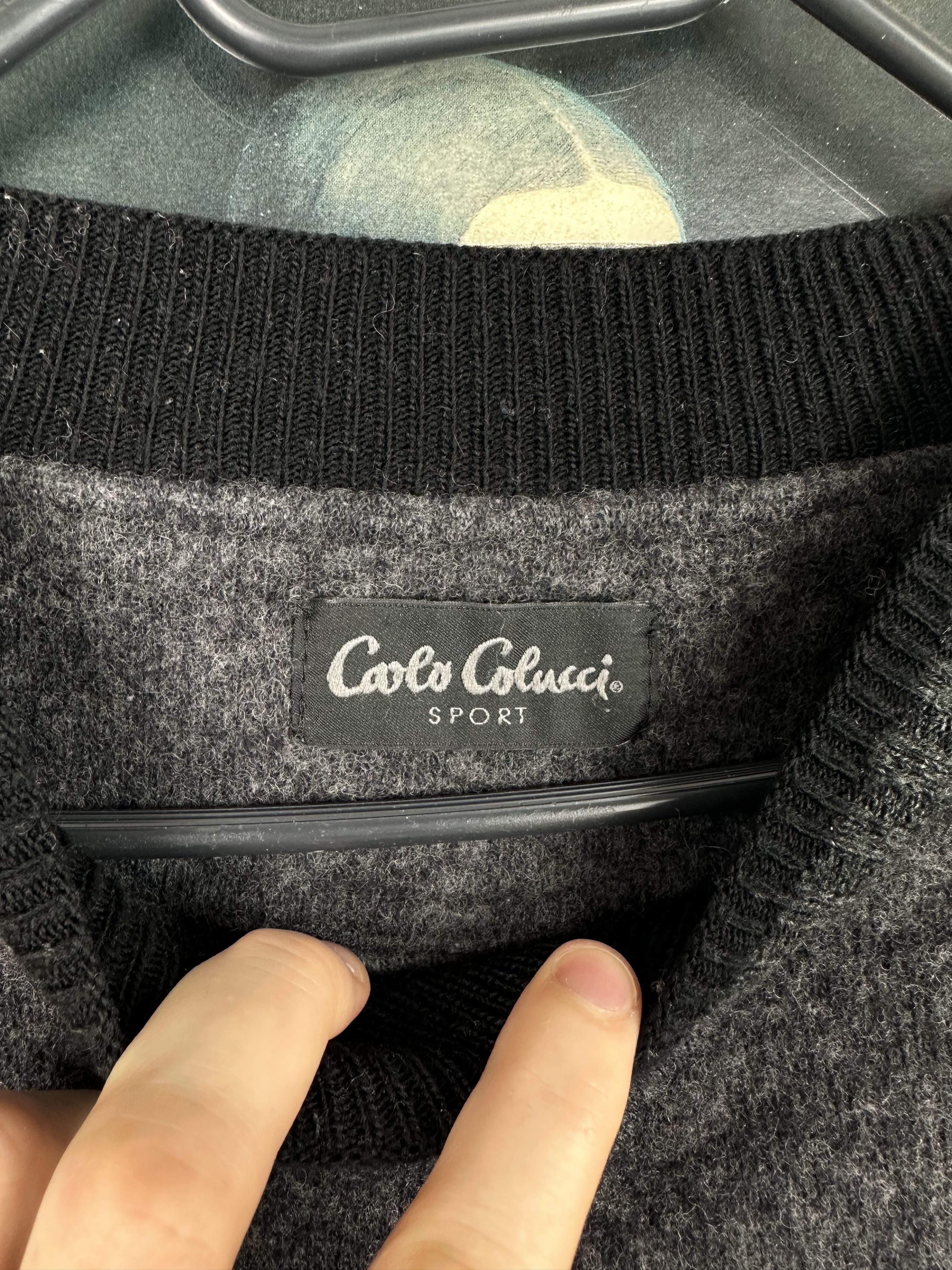 Carlo Colucci × Vintage Vintage Carlo Colucci Sport Crewneck Sweater Pullover Rare Size US XL / EU 56 / 4 - 3 Thumbnail