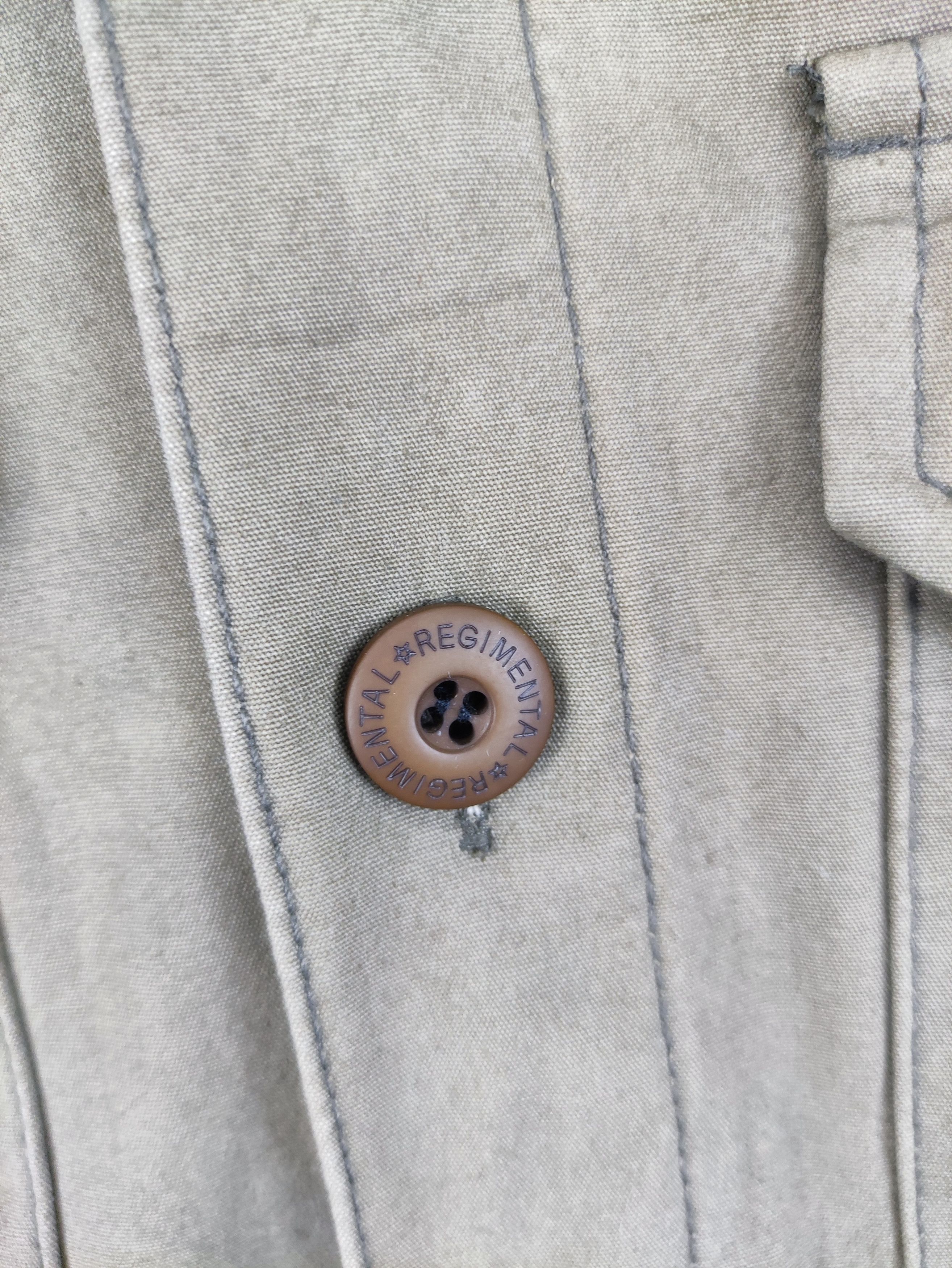 Japanese Brand Vintage Jacket Army Style Button Up Size US L / EU 52-54 / 3 - 3 Thumbnail