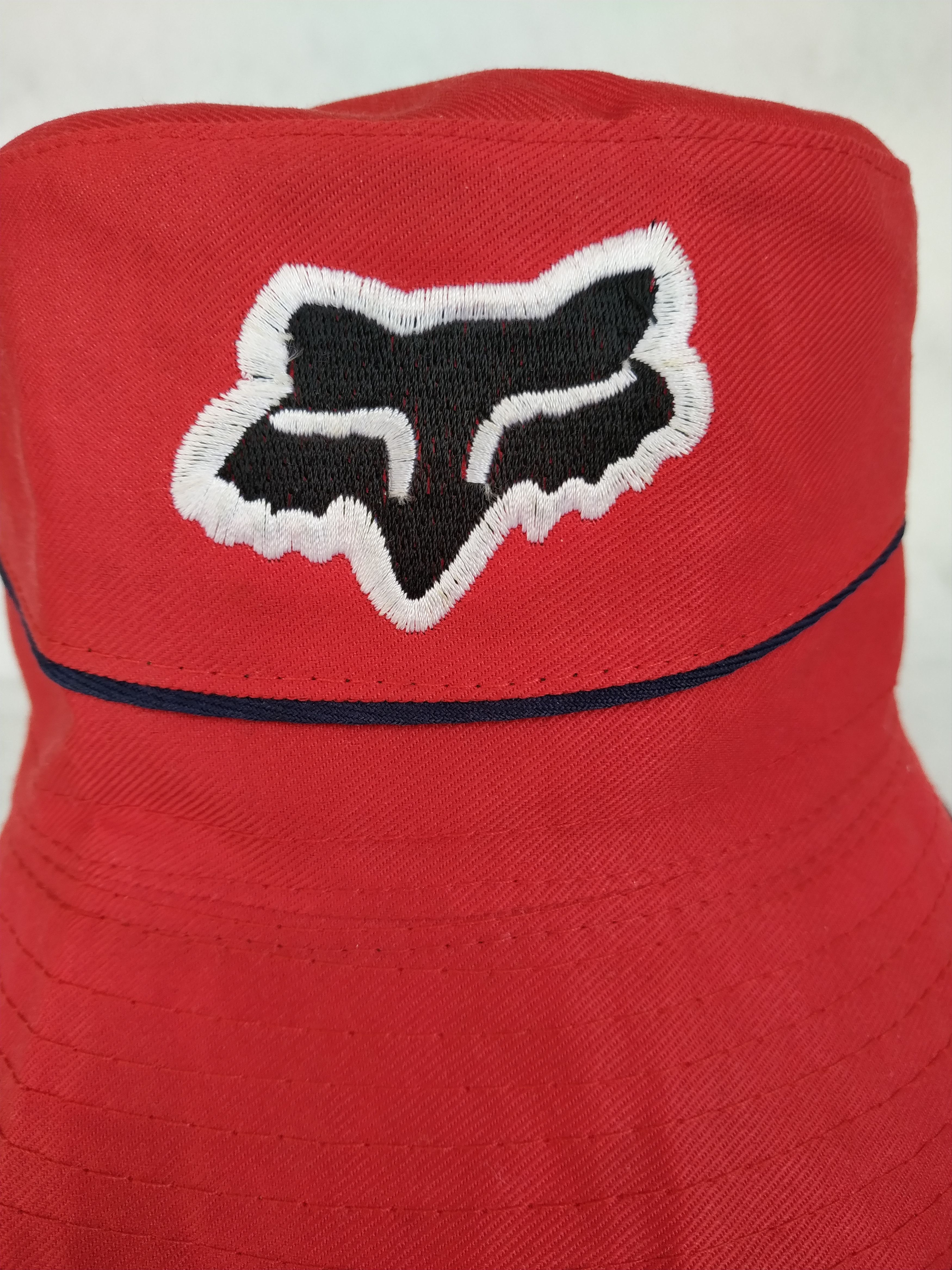 Fox Racing FOX bucket hat Red, logo, racing cap Size ONE SIZE - 4 Thumbnail