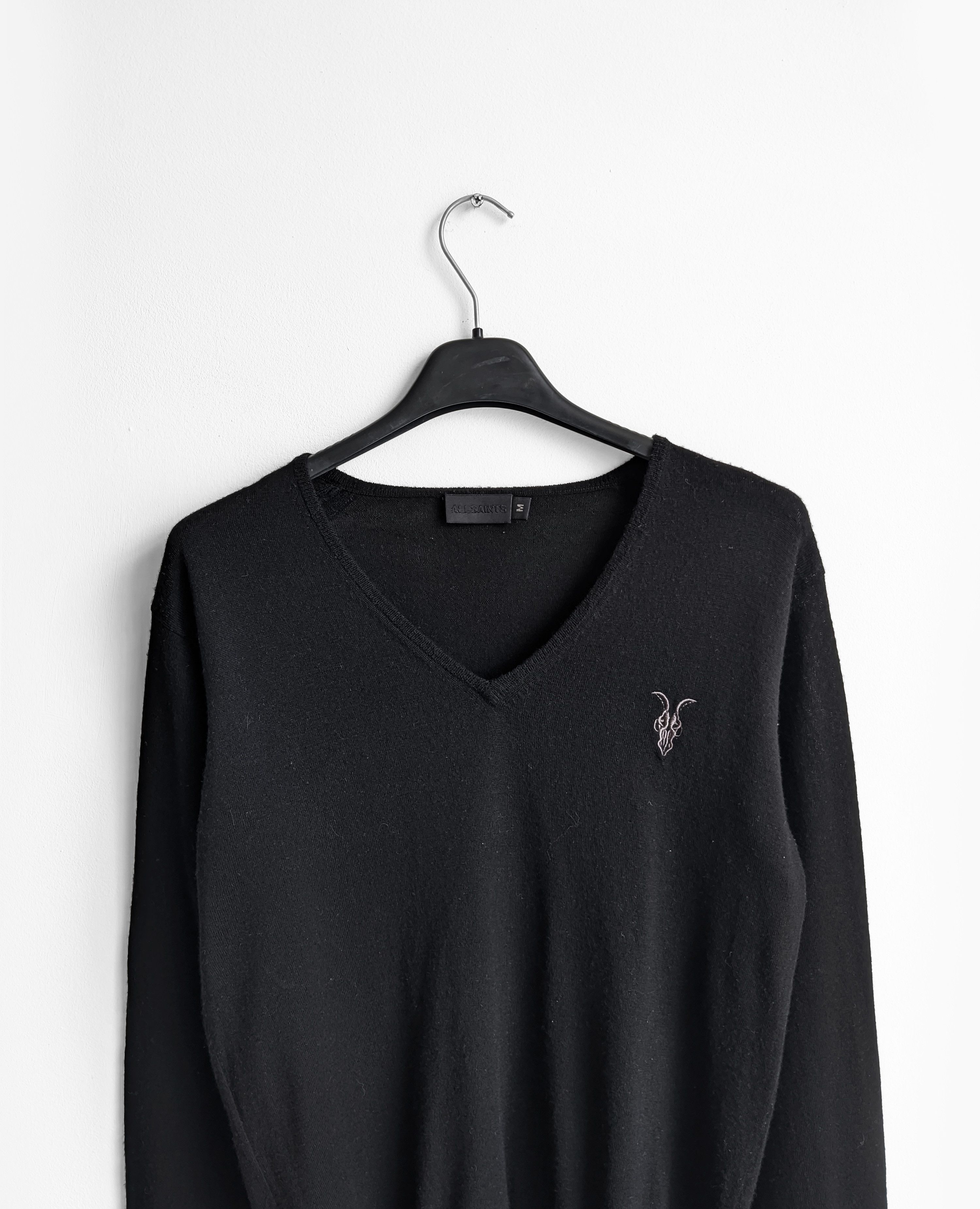 Allsaints AllSaints sweater pullover big logo black Size US M / EU 48-50 / 2 - 1 Thumbnail