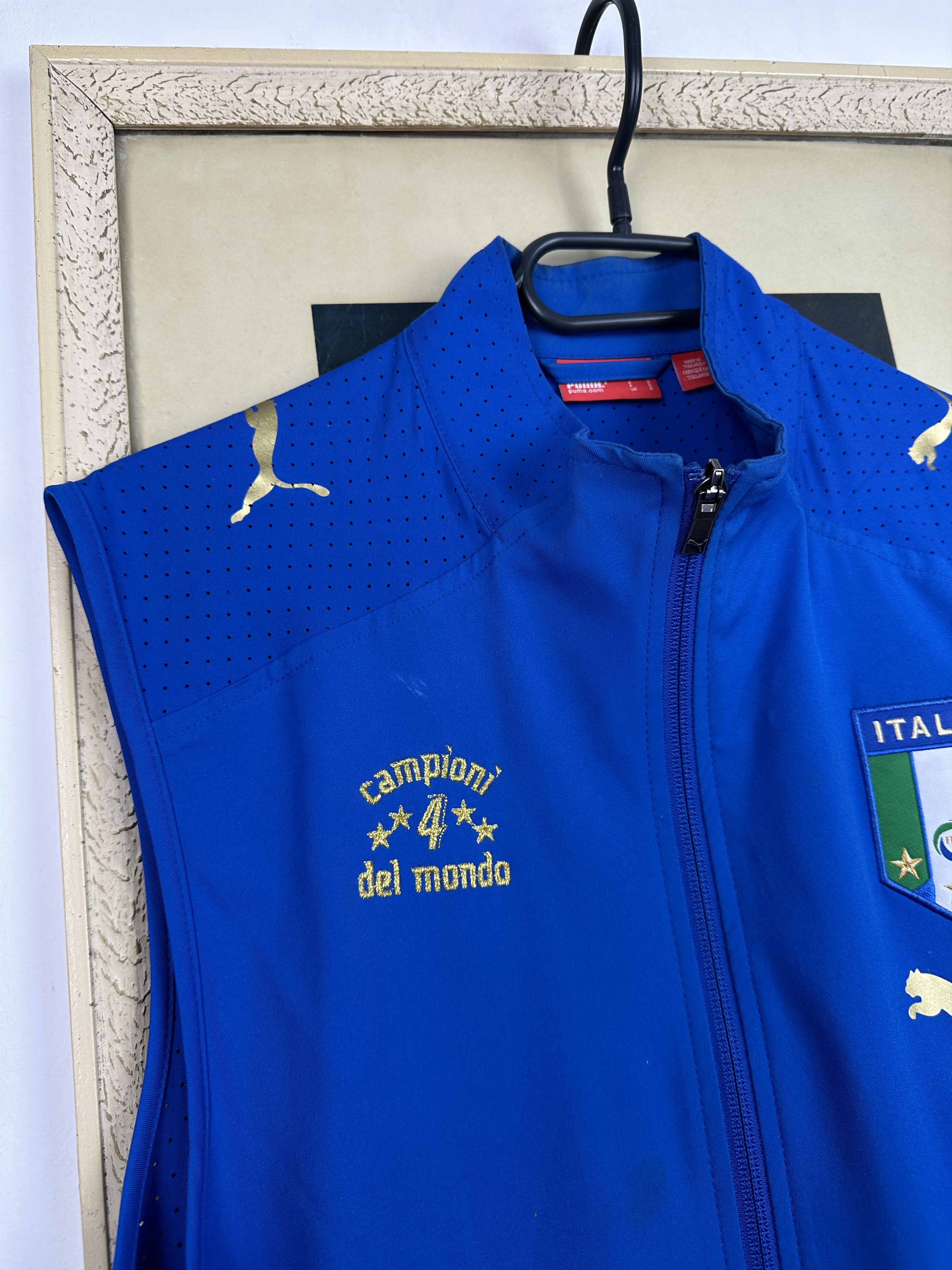 Puma Vintage Italy Football Soccer National Team Sport Vest Size US S / EU 44-46 / 1 - 4 Thumbnail