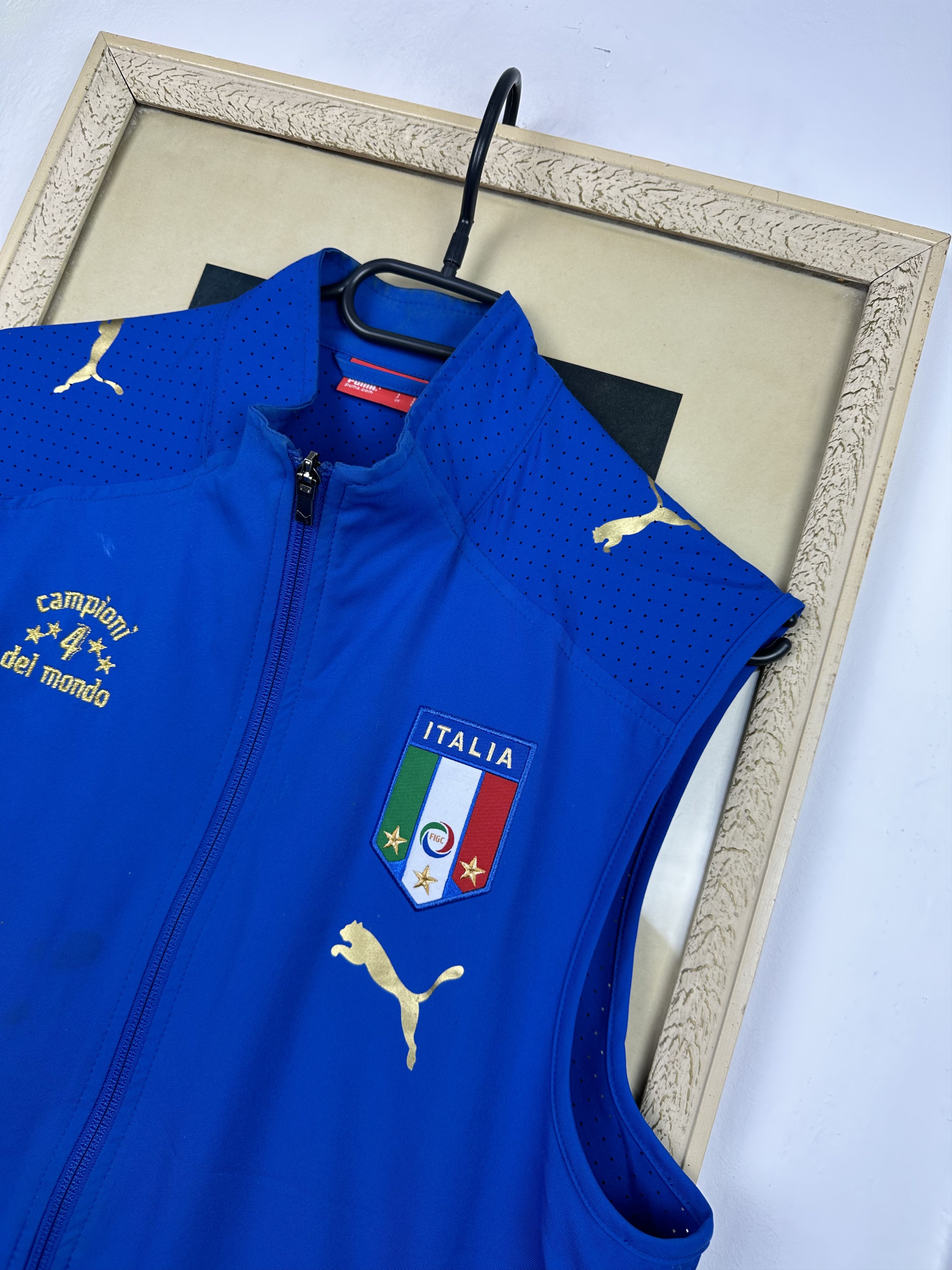 Puma Vintage Italy Football Soccer National Team Sport Vest Size US S / EU 44-46 / 1 - 3 Thumbnail