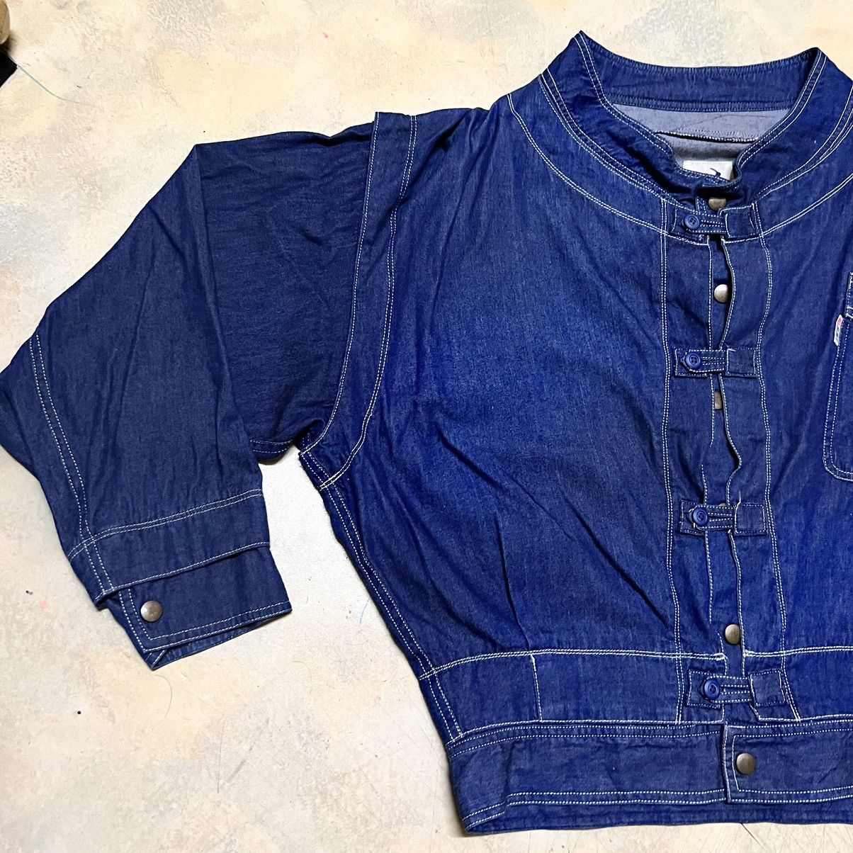 Hai Sporting Gear Hai Sporting Gear By Issey Miyake Denim Jacket Size US M / EU 48-50 / 2 - 4 Thumbnail