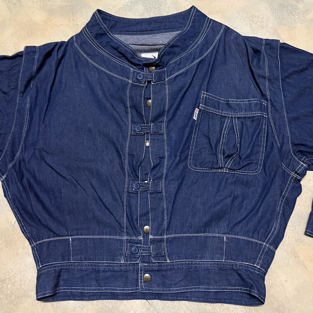 Hai Sporting Gear Hai Sporting Gear By Issey Miyake Denim Jacket Size US M / EU 48-50 / 2 - 3 Thumbnail