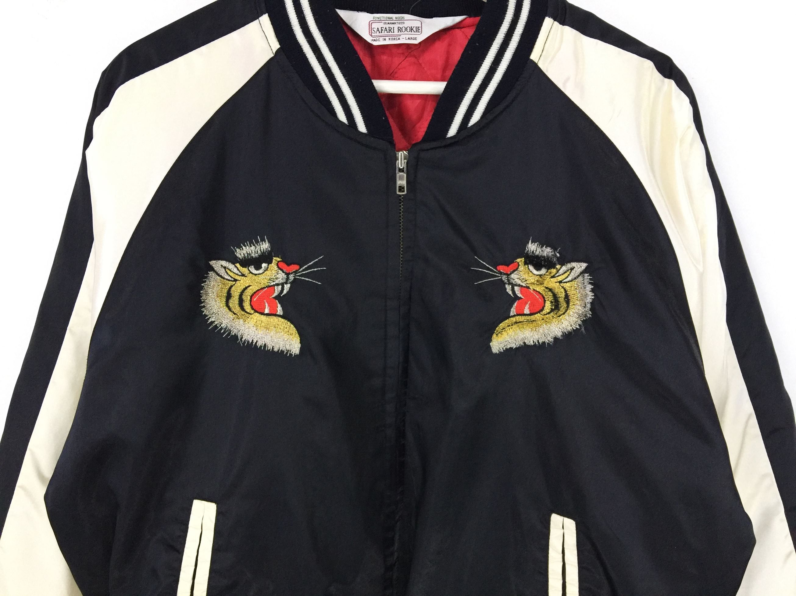 Japanese Brand × Vintage tiger embroidered vintage sukajan jacket Size US L / EU 52-54 / 3 - 3 Thumbnail
