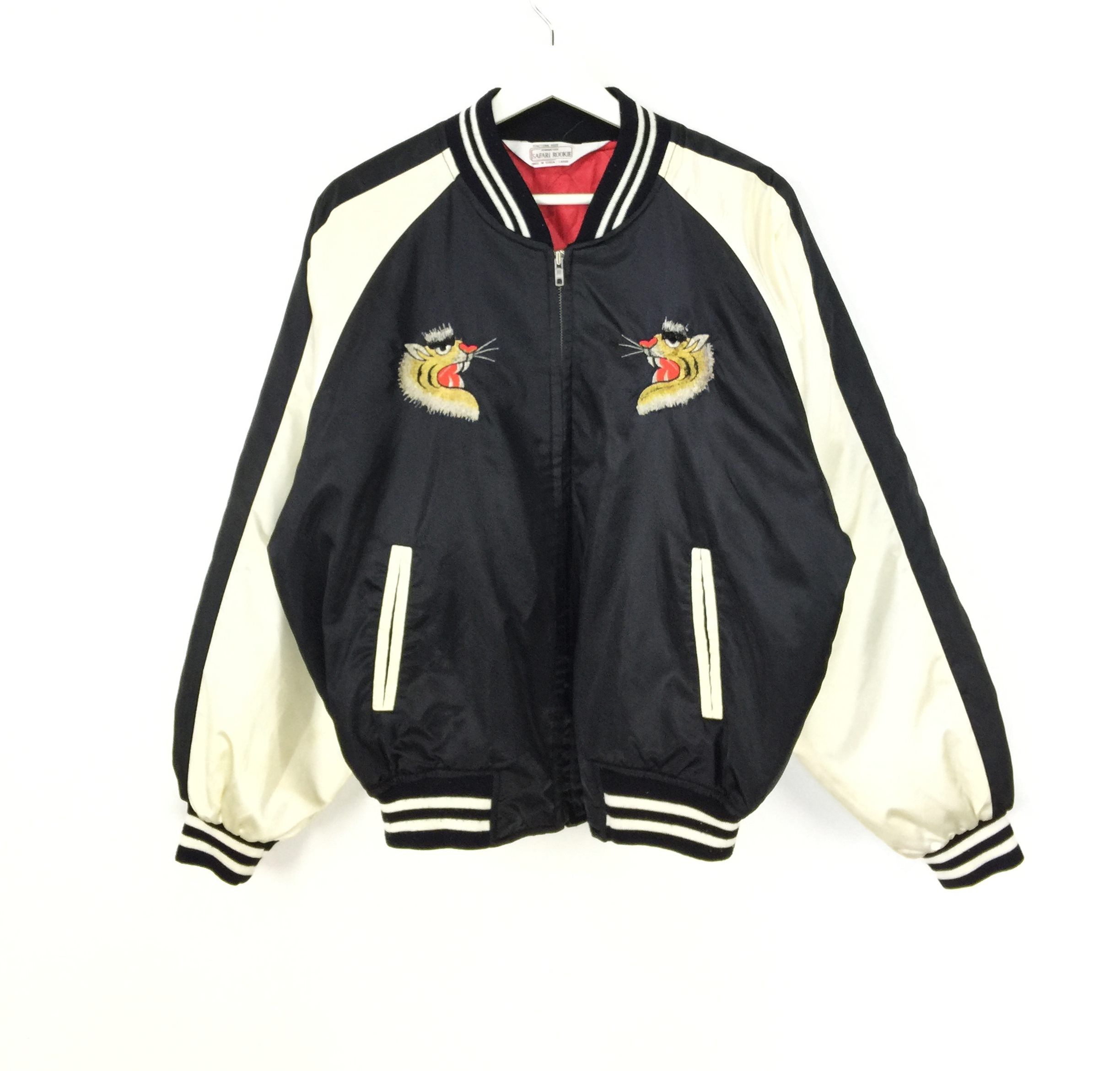 Japanese Brand × Vintage tiger embroidered vintage sukajan jacket Size US L / EU 52-54 / 3 - 2 Thumbnail