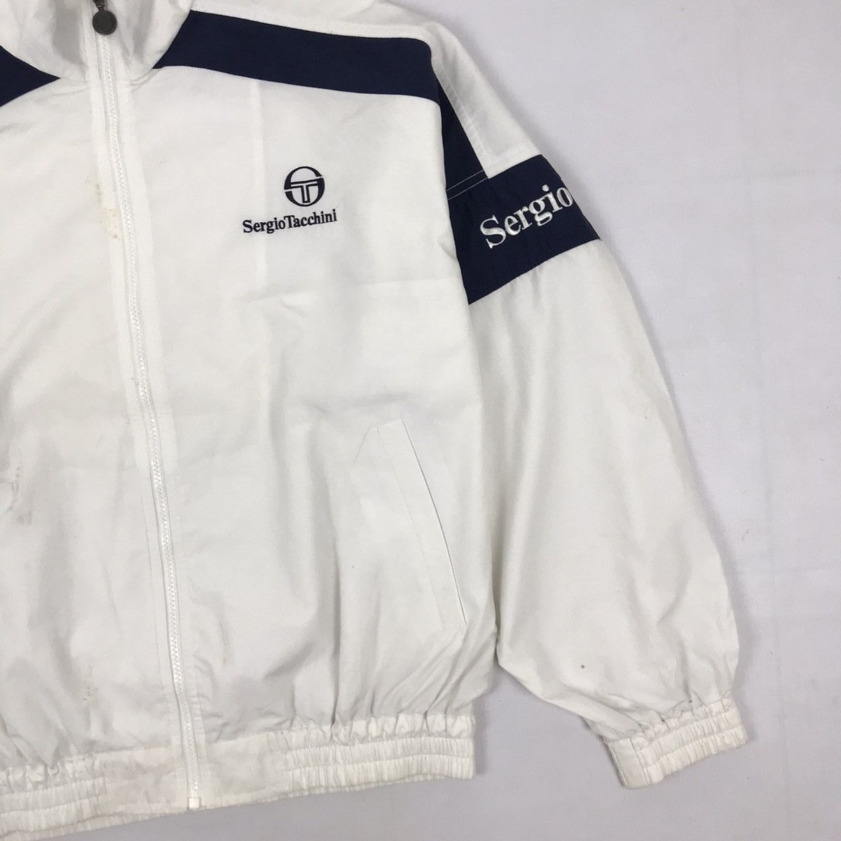 Sergio Tacchini × Vintage Vintage Sergio Tacchini Zipper Jacket Size US L / EU 52-54 / 3 - 3 Thumbnail