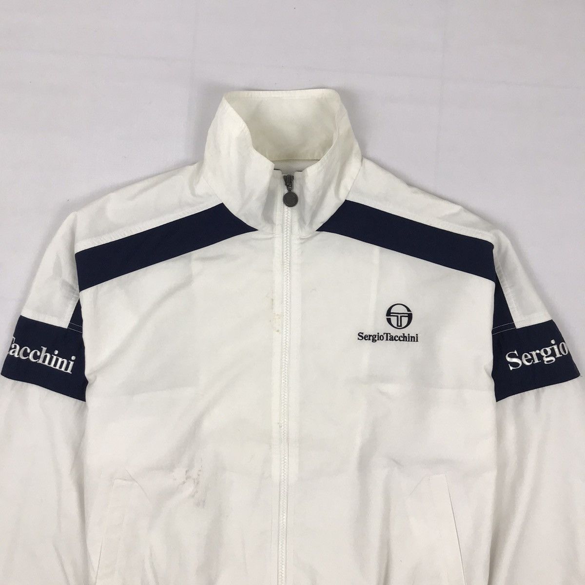 Sergio Tacchini × Vintage Vintage Sergio Tacchini Zipper Jacket Size US L / EU 52-54 / 3 - 4 Thumbnail