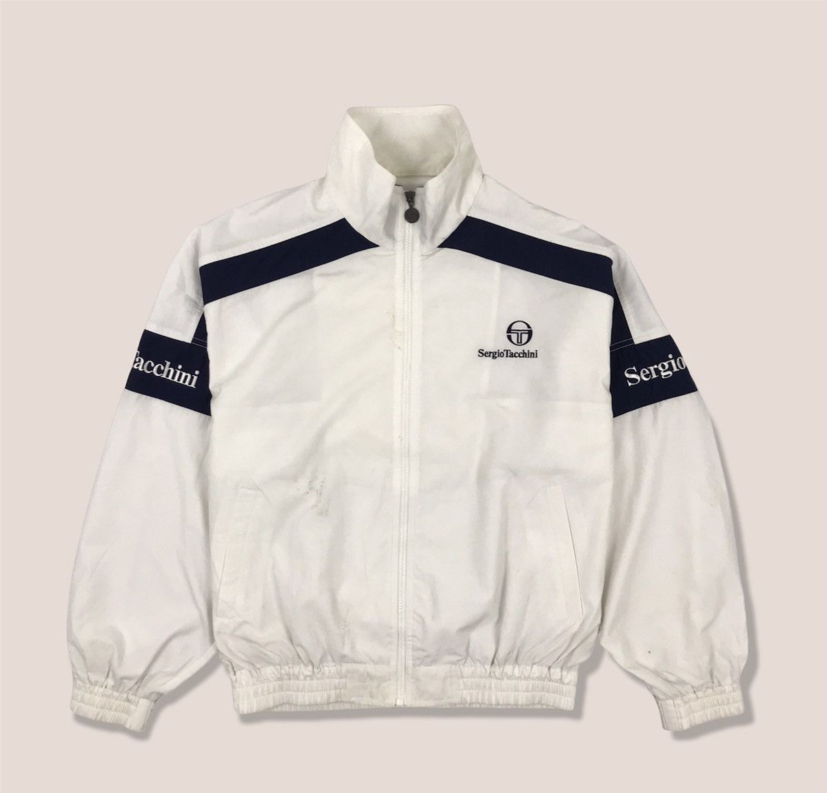 Sergio Tacchini × Vintage Vintage Sergio Tacchini Zipper Jacket Size US L / EU 52-54 / 3 - 1 Thumbnail