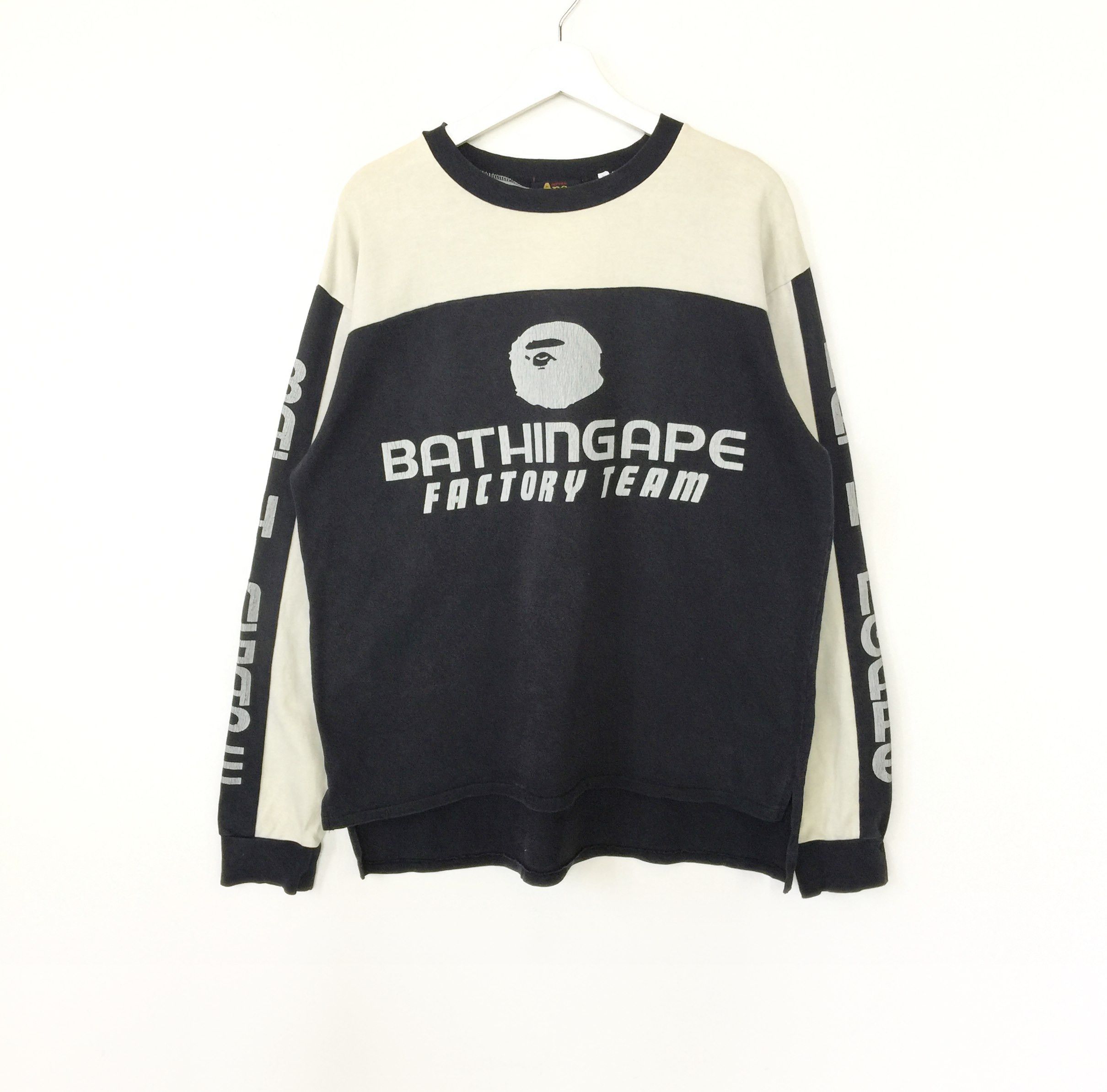 Bape Bathing ape factory team spell out logo pullover Size US L / EU 52-54 / 3 - 2 Thumbnail