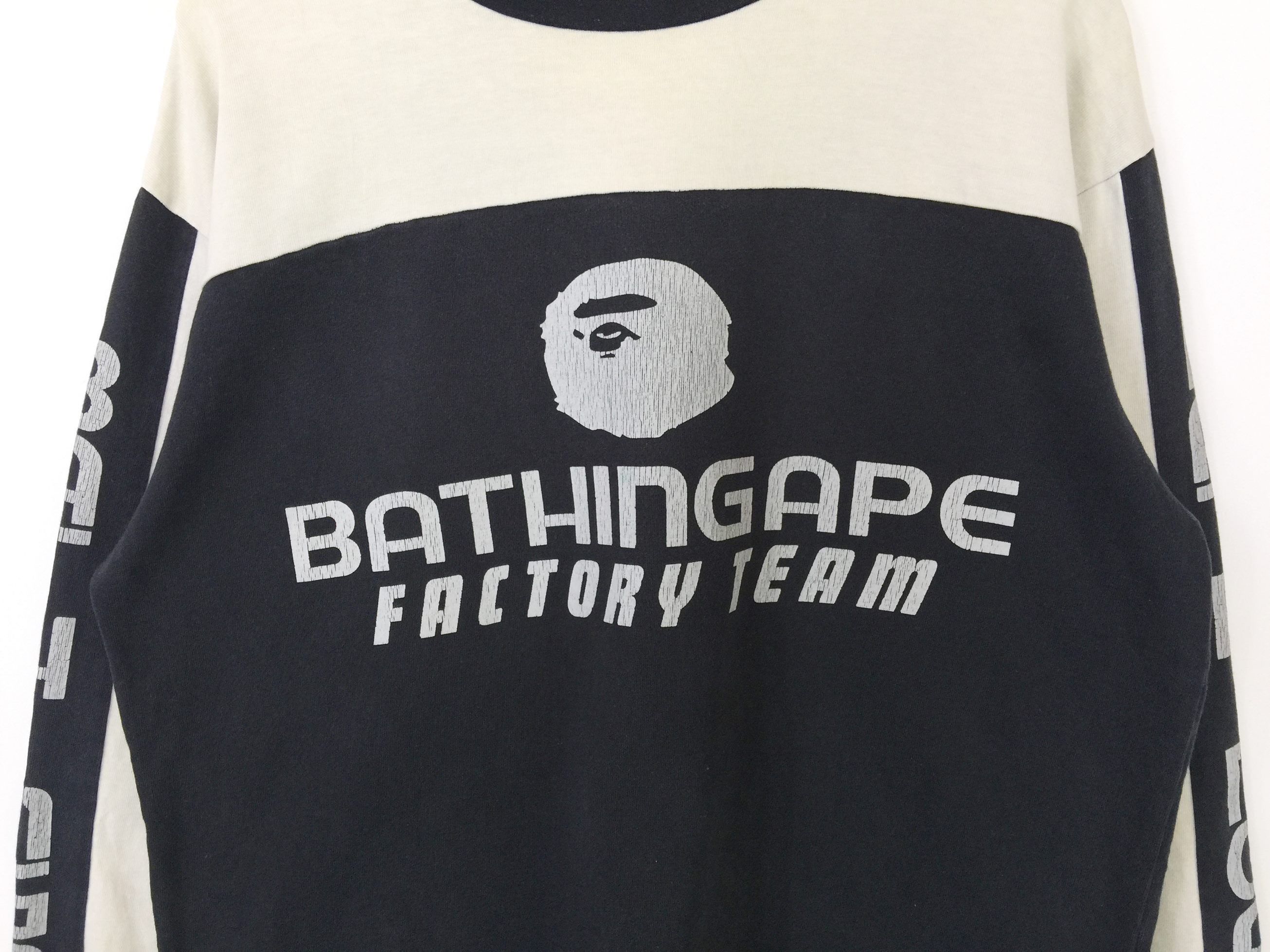 Bape Bathing ape factory team spell out logo pullover Size US L / EU 52-54 / 3 - 4 Thumbnail