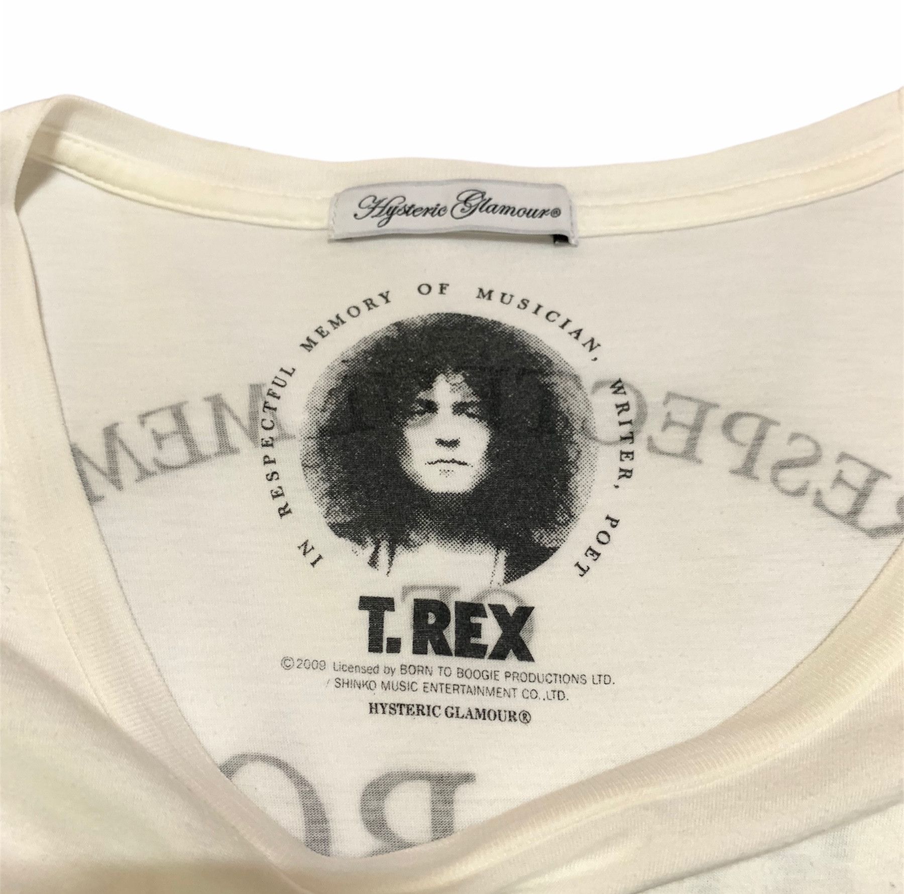 Hysteric Glamour × Japanese Brand Hysteric glamour in respectful memory of marc bolan shirt Size US S / EU 44-46 / 1 - 6 Thumbnail