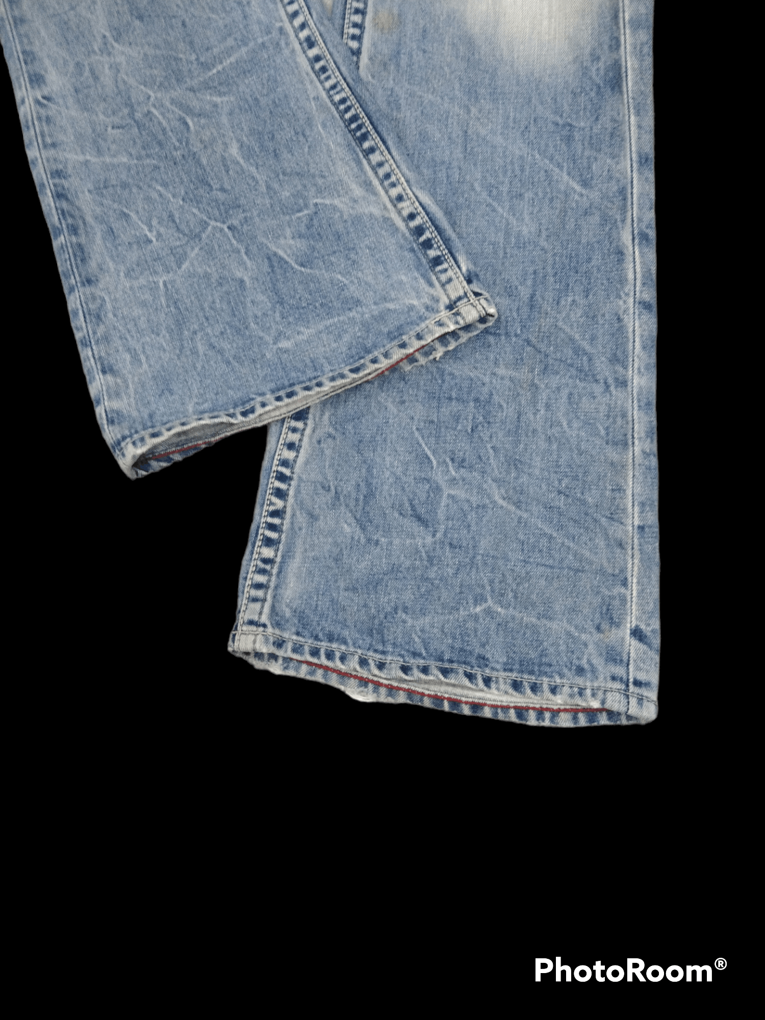 Other FLARE🔥SICK RIPED VAROS DENIM PANTS Size US 30 / EU 46 - 7 Thumbnail