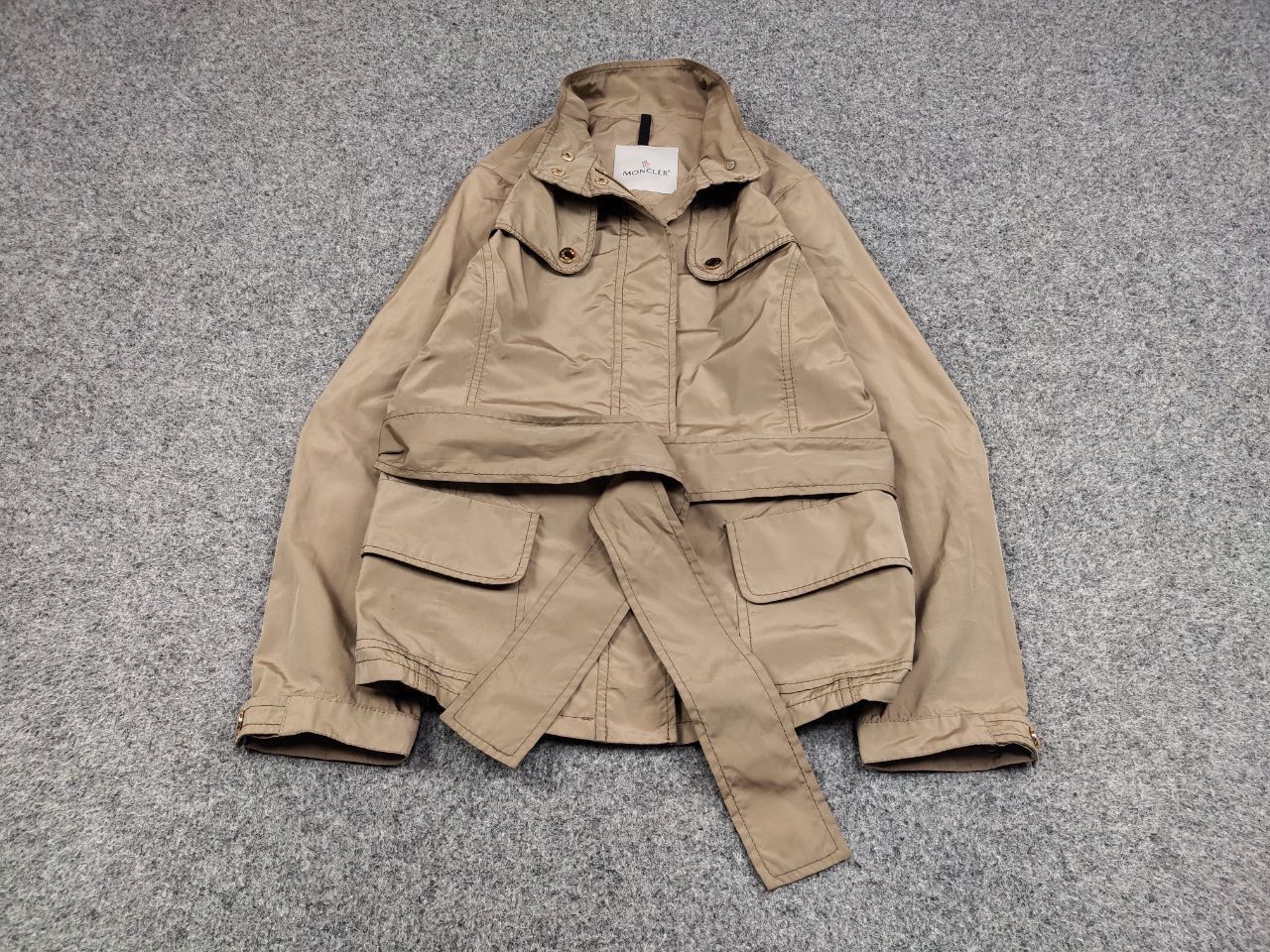 Moncler Moncler Malco Rosso Beige Belt Jacket Womens Size S / US 4 / IT 40 - 2 Thumbnail