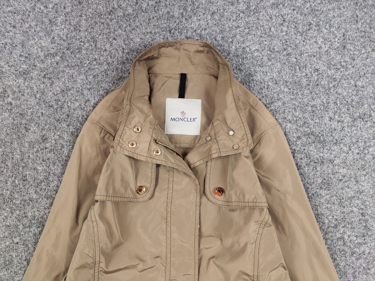 Moncler Moncler Malco Rosso Beige Belt Jacket Womens Size S / US 4 / IT 40 - 8 Thumbnail