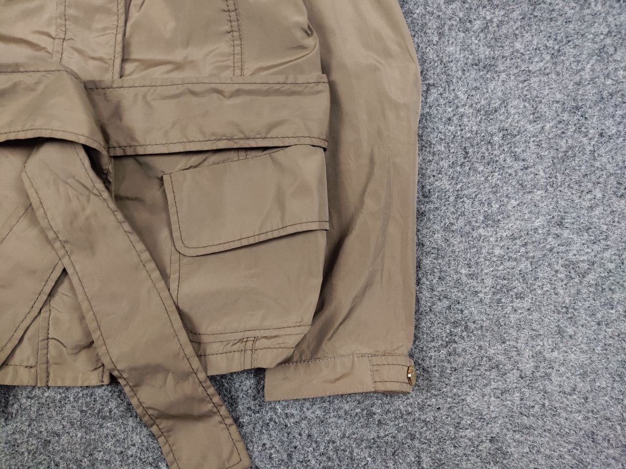 Moncler Moncler Malco Rosso Beige Belt Jacket Womens Size S / US 4 / IT 40 - 10 Thumbnail