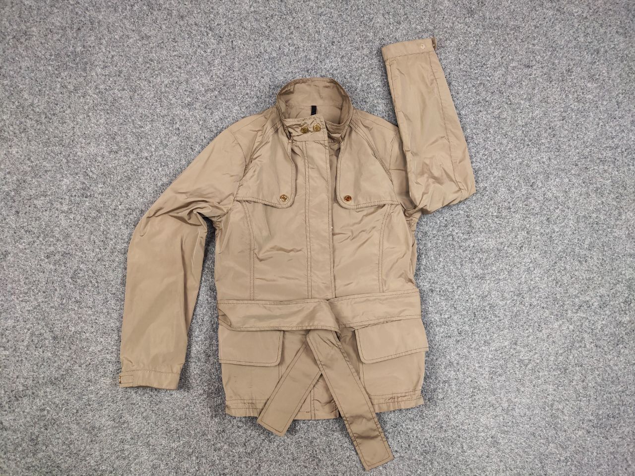 Moncler Moncler Malco Rosso Beige Belt Jacket Womens Size S / US 4 / IT 40 - 12 Thumbnail