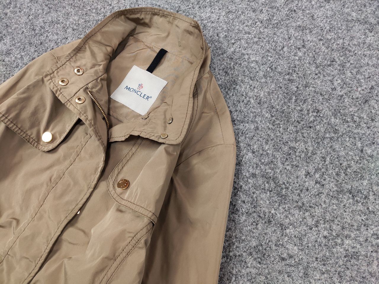 Moncler Moncler Malco Rosso Beige Belt Jacket Womens Size S / US 4 / IT 40 - 4 Thumbnail