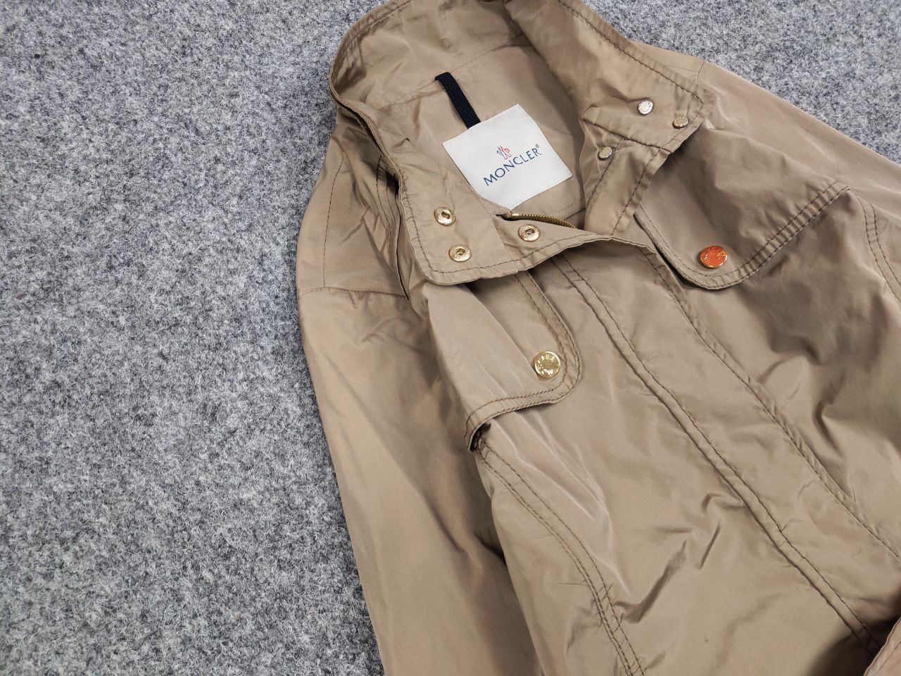 Moncler Moncler Malco Rosso Beige Belt Jacket Womens Size S / US 4 / IT 40 - 7 Thumbnail