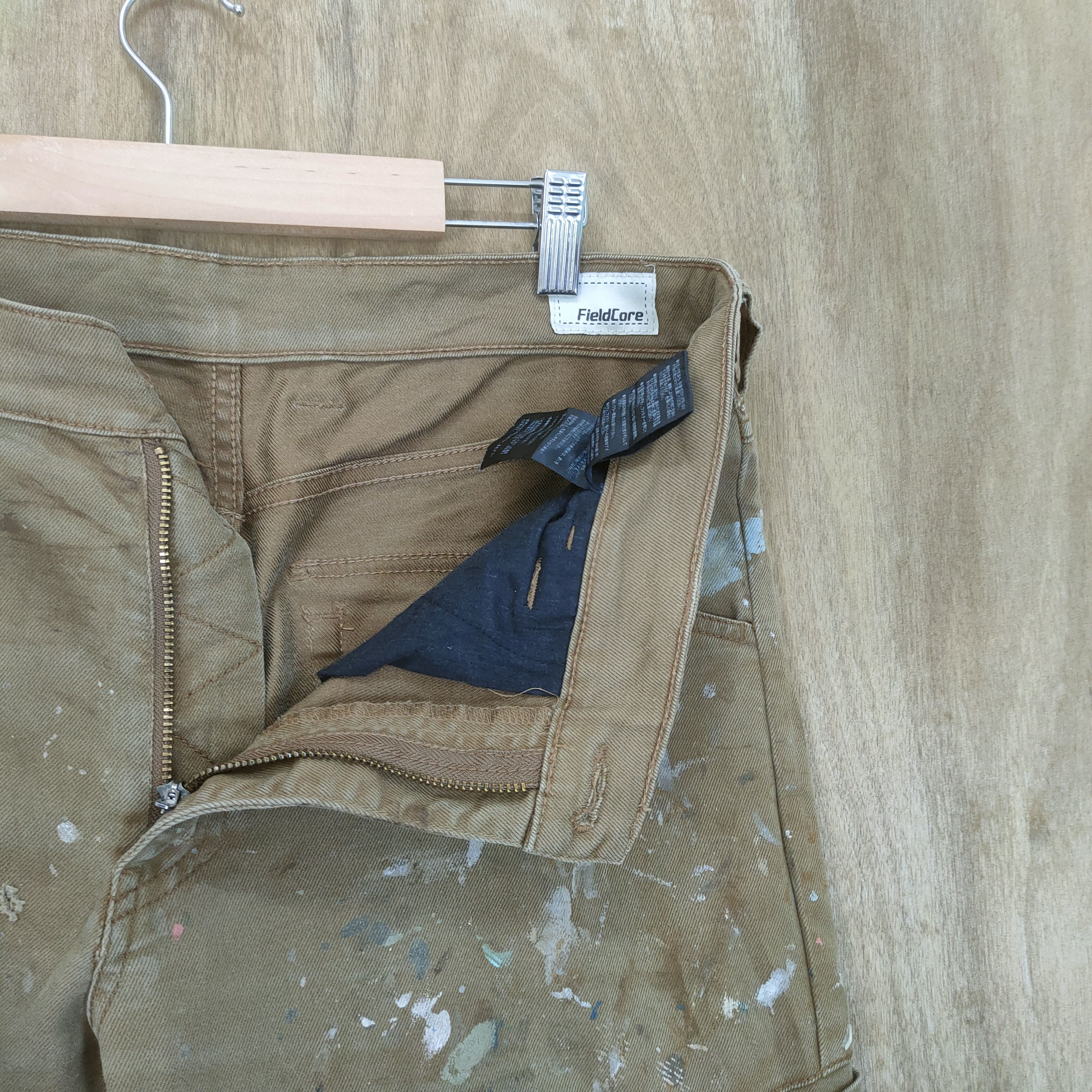 Japanese Brand VINTAGE CUSTOM PAINT FADED CARGO PANTS Size US 32 / EU 48 - 9 Thumbnail