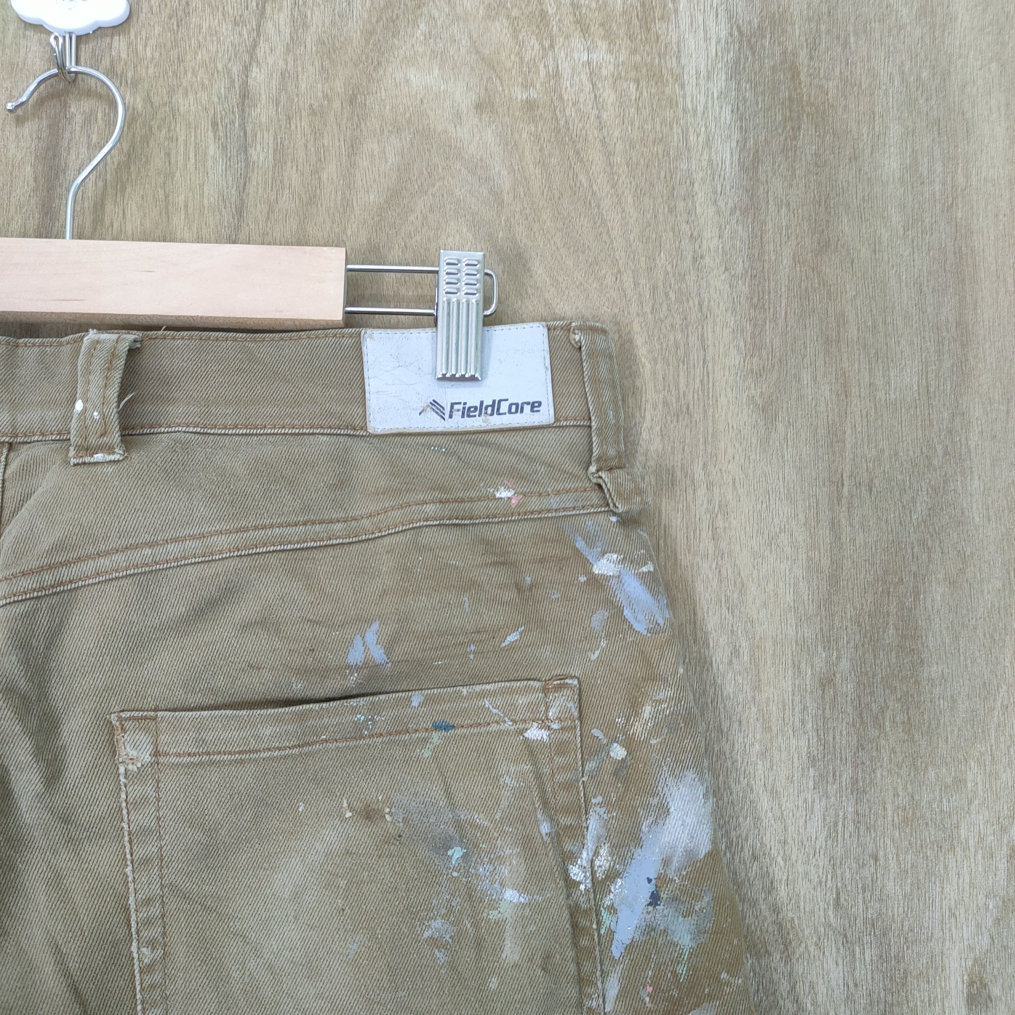 Japanese Brand VINTAGE CUSTOM PAINT FADED CARGO PANTS Size US 32 / EU 48 - 8 Thumbnail