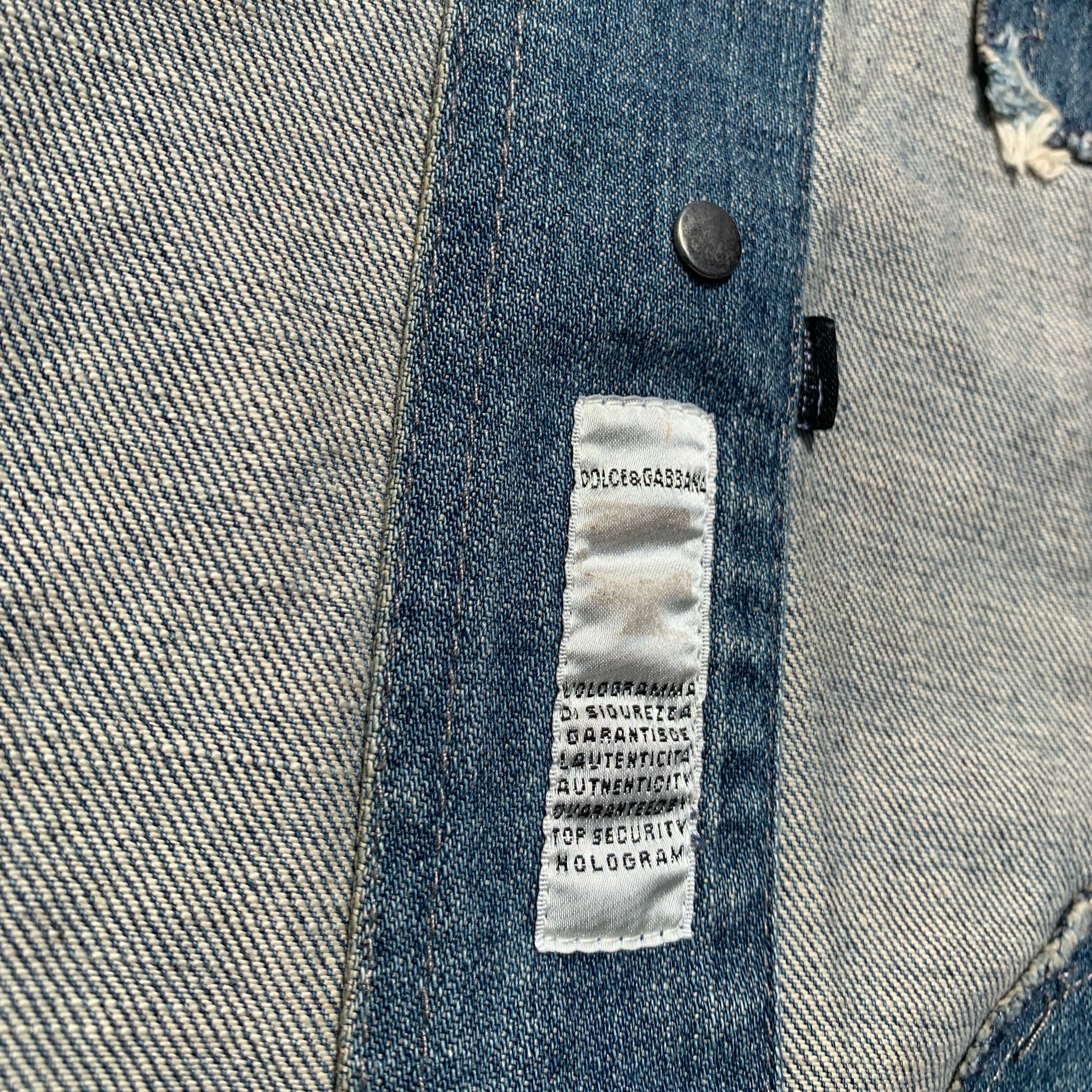 Dolce & Gabbana Dolce & Gabbana patchwork denim jacket Size US M / EU 48-50 / 2 - 8 Thumbnail