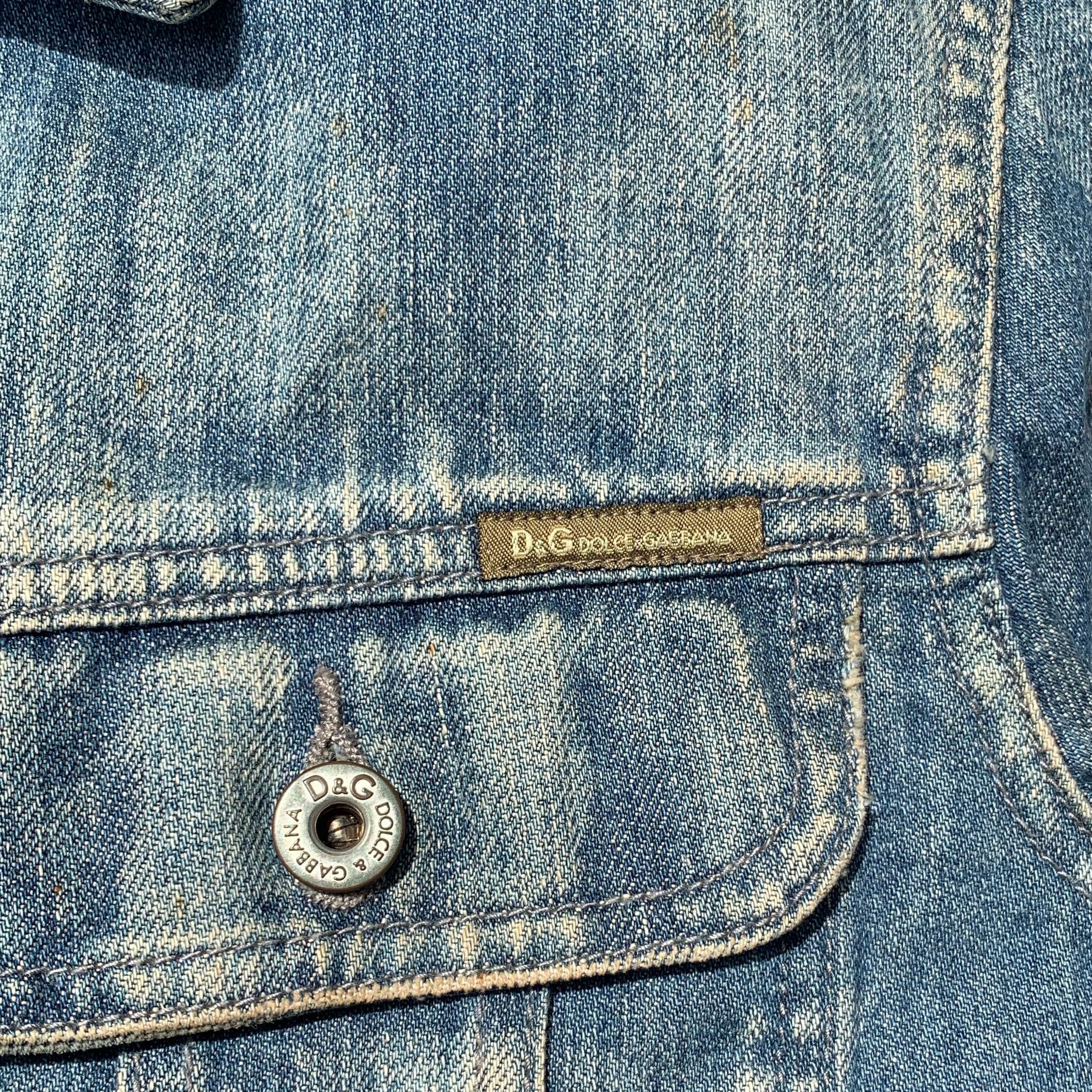 Dolce & Gabbana Dolce & Gabbana patchwork denim jacket Size US M / EU 48-50 / 2 - 5 Thumbnail