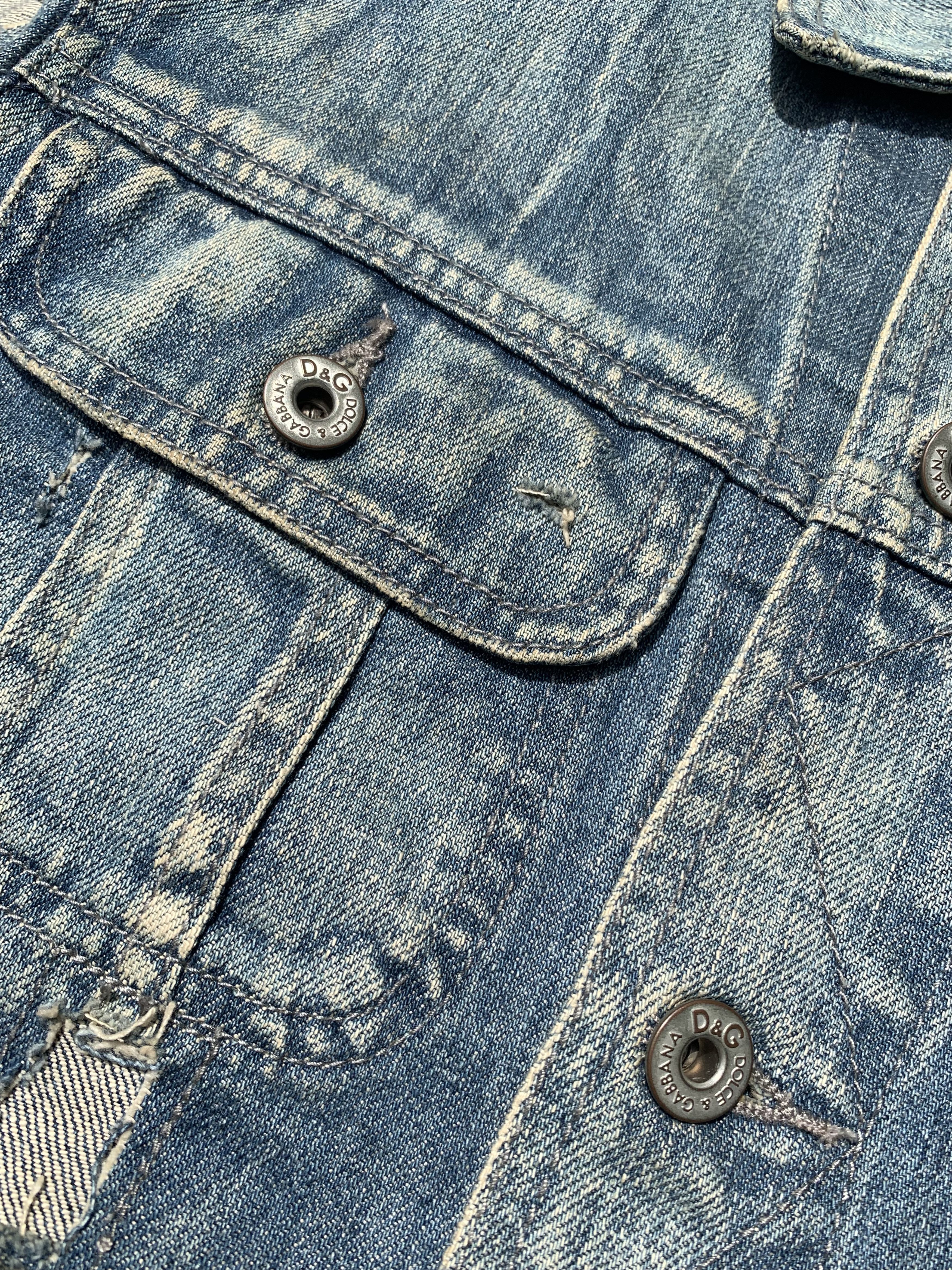 Dolce & Gabbana Dolce & Gabbana patchwork denim jacket Size US M / EU 48-50 / 2 - 6 Thumbnail