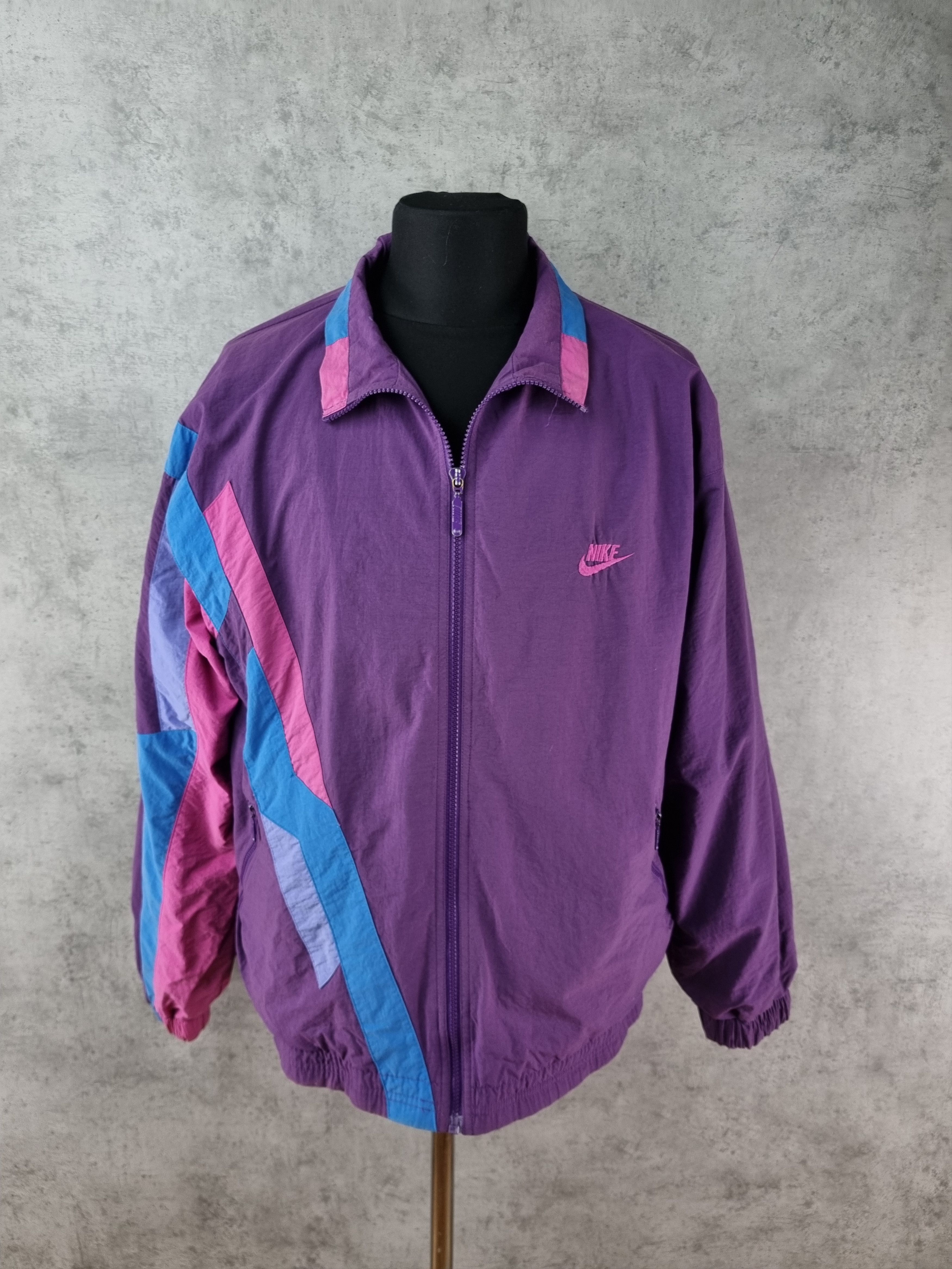 Nike × Vintage Rare NIKE 1992 Zip Up Track top Windstoper Big Logo Size US L / EU 52-54 / 3 - 1 Thumbnail