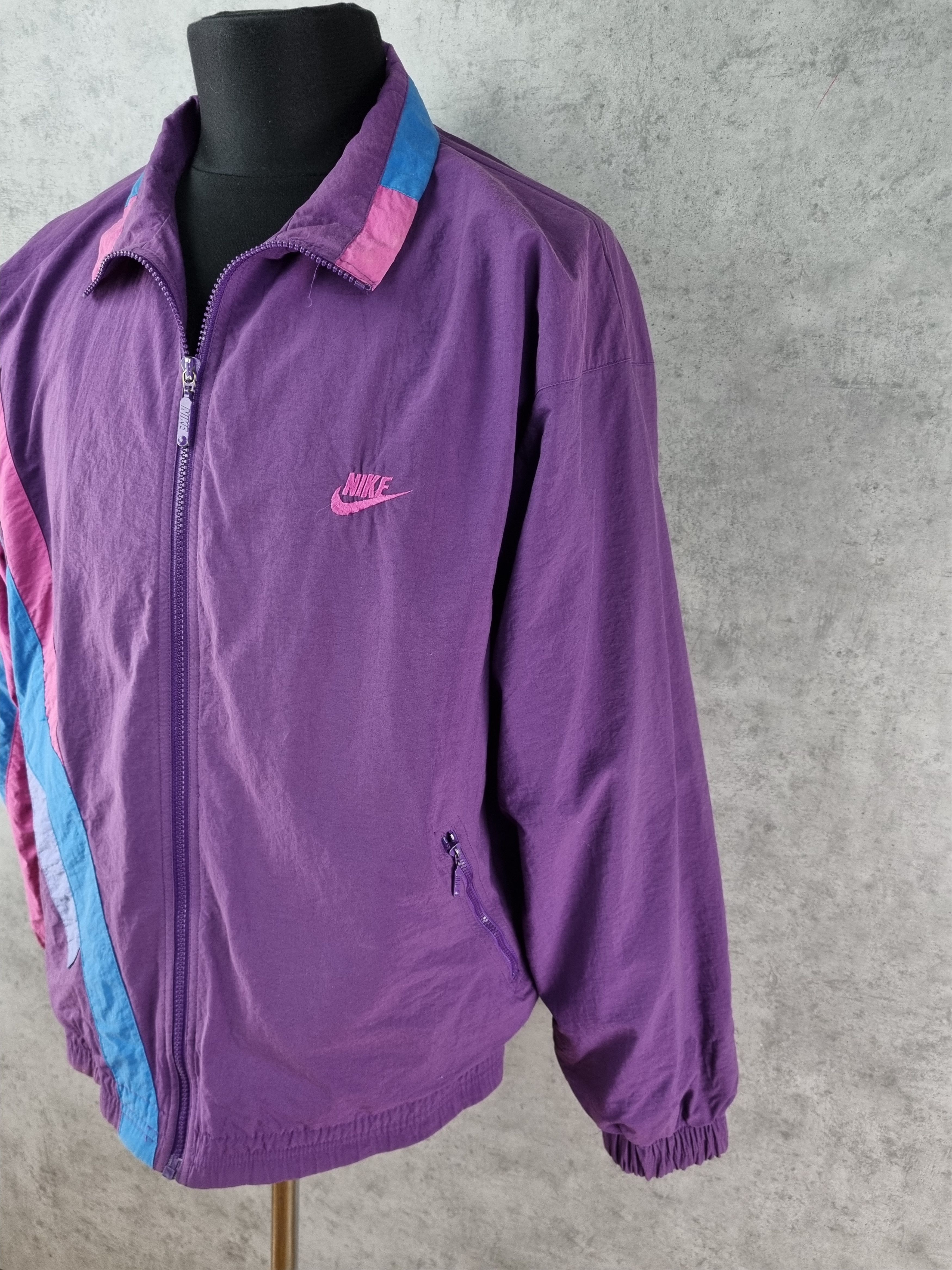 Nike × Vintage Rare NIKE 1992 Zip Up Track top Windstoper Big Logo Size US L / EU 52-54 / 3 - 6 Thumbnail