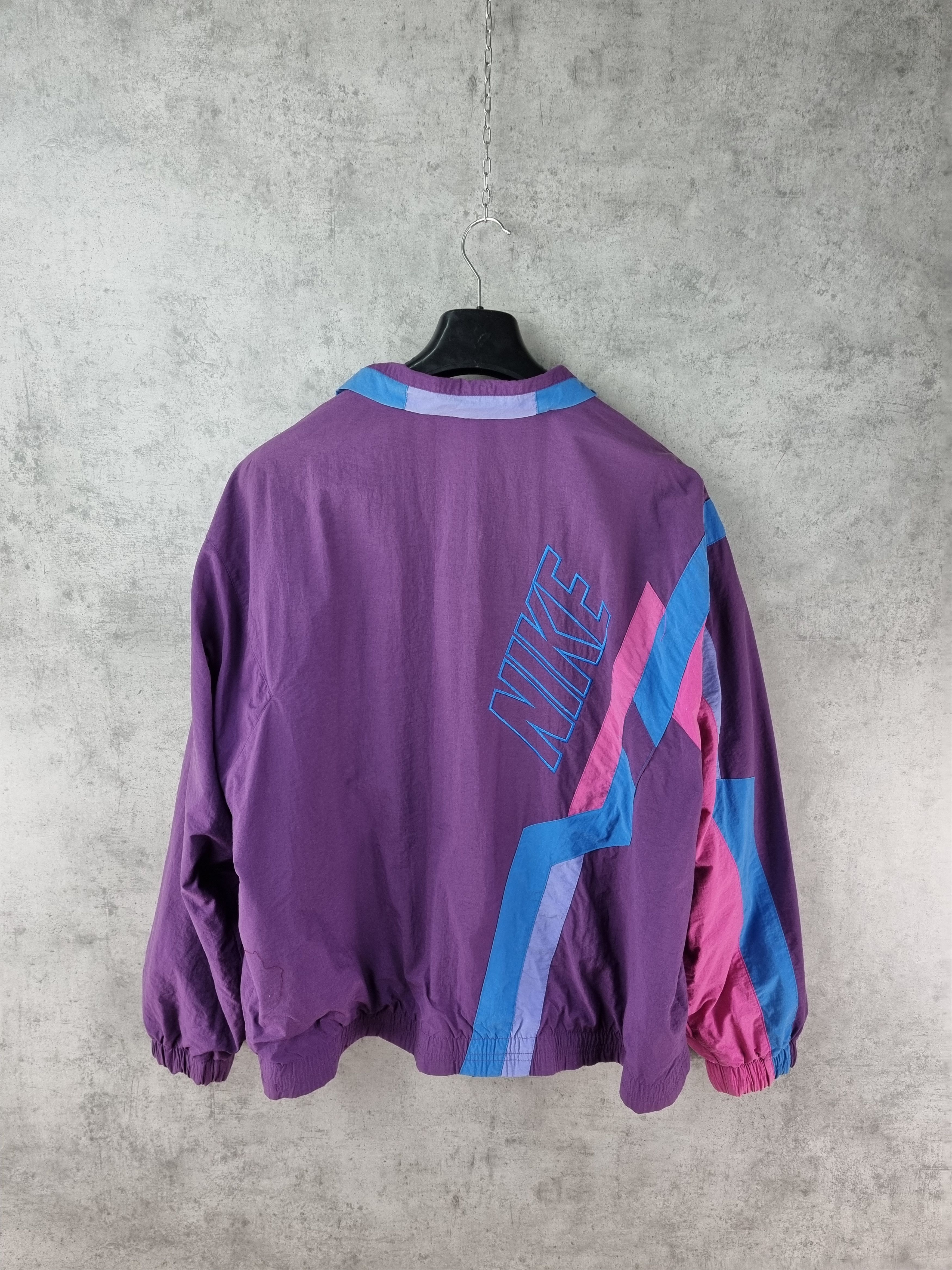Nike × Vintage Rare NIKE 1992 Zip Up Track top Windstoper Big Logo Size US L / EU 52-54 / 3 - 3 Thumbnail
