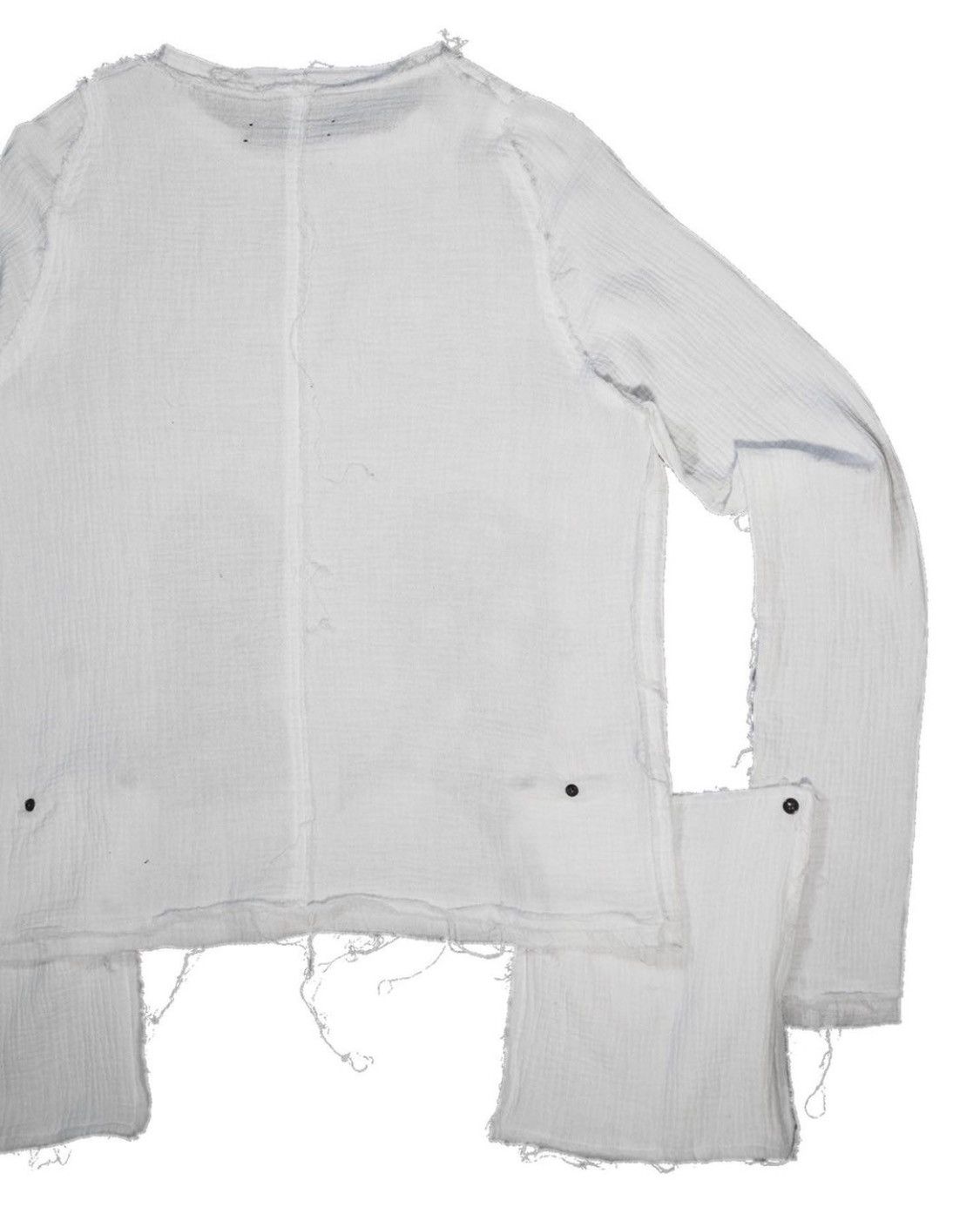 SHINE LUXURY Shine Luxury "EXAMINE" Muslin Cargo Distressed Sweater Size US S / EU 44-46 / 1 - 4 Thumbnail