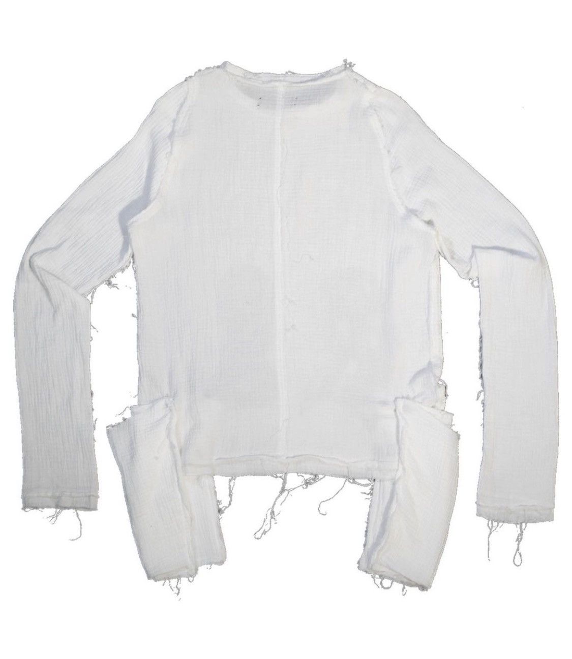 SHINE LUXURY Shine Luxury "EXAMINE" Muslin Cargo Distressed Sweater Size US S / EU 44-46 / 1 - 3 Thumbnail