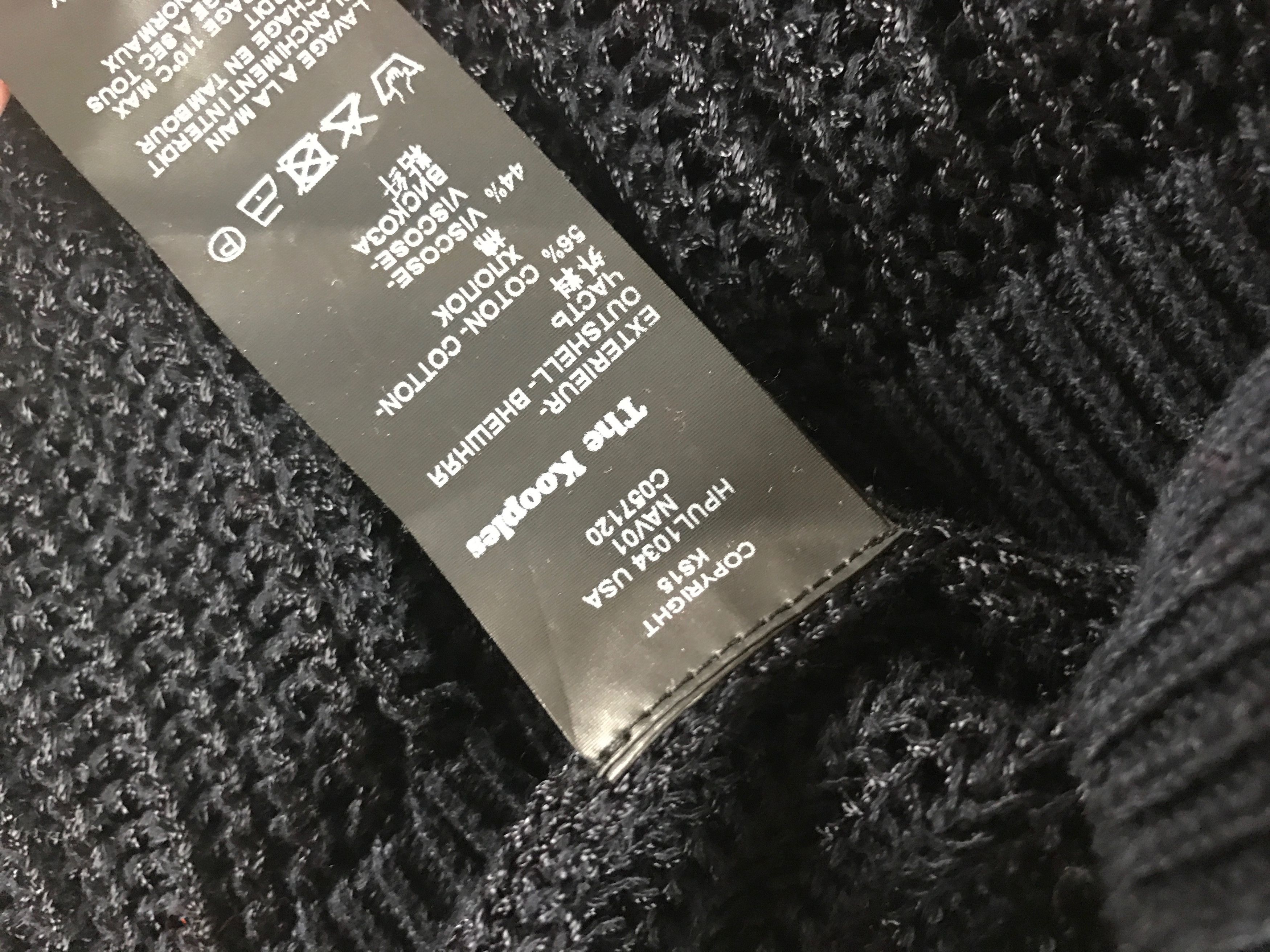 The Kooples Open Stitch Navy Size US L / EU 52-54 / 3 - 16 Thumbnail