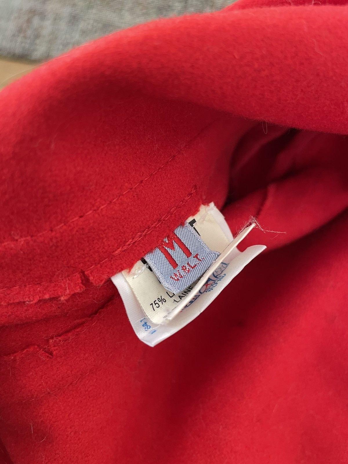 Walter Van Beirendonck AW1997 Red Wool Hooded Jacket Size M / US 6-8 / IT 42-44 - 5 Thumbnail