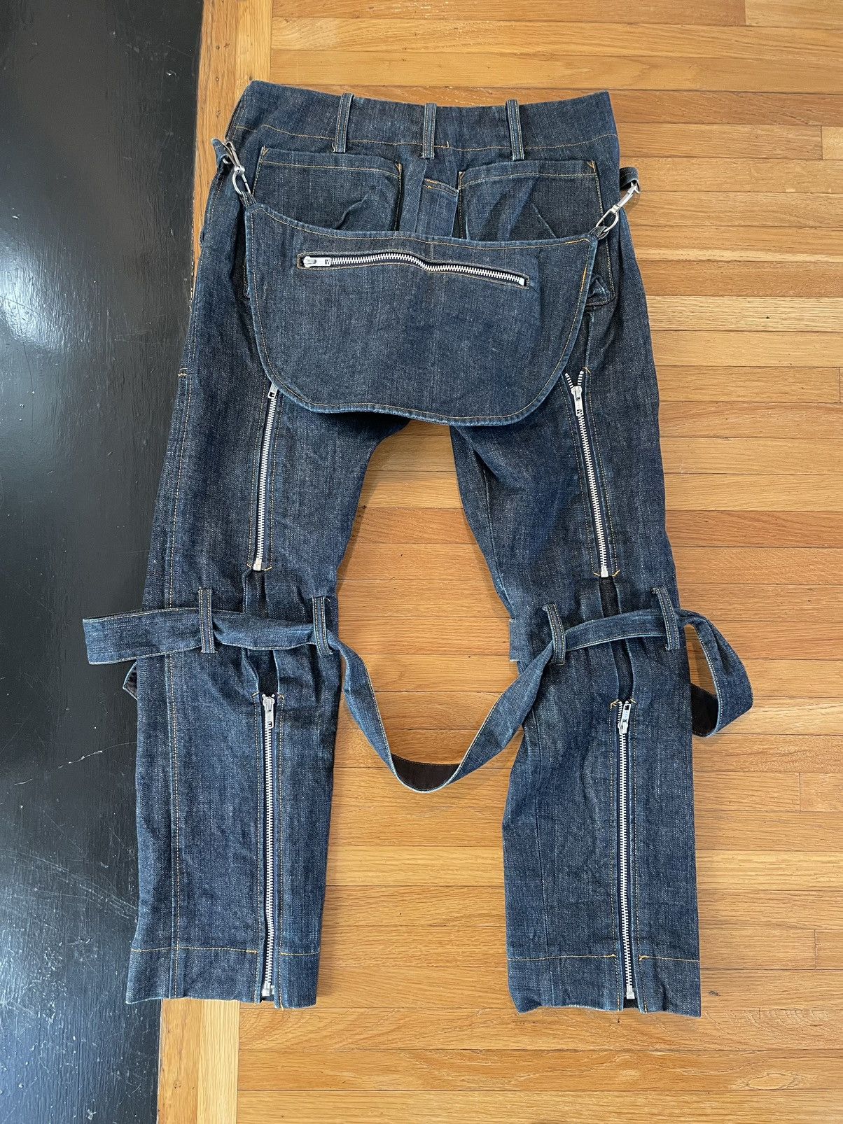 image of Vivienne Westwood Ss2009 Bondage Denim in Indigo, Men's (Size 30)