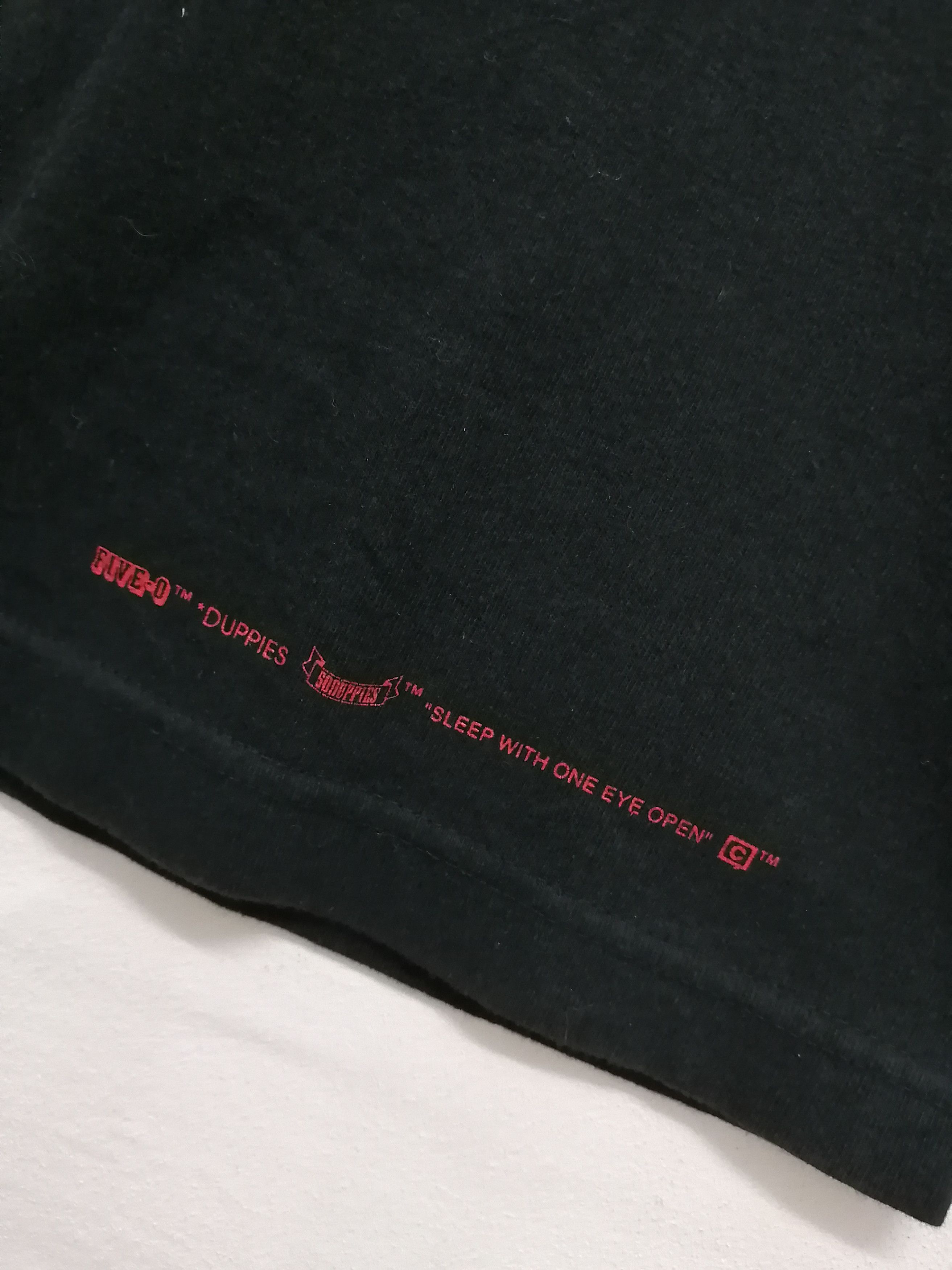 Japanese Brand DUPPIES Five-0 Destroy Babylon Big Print Tshirt Size US L / EU 52-54 / 3 - 5 Thumbnail