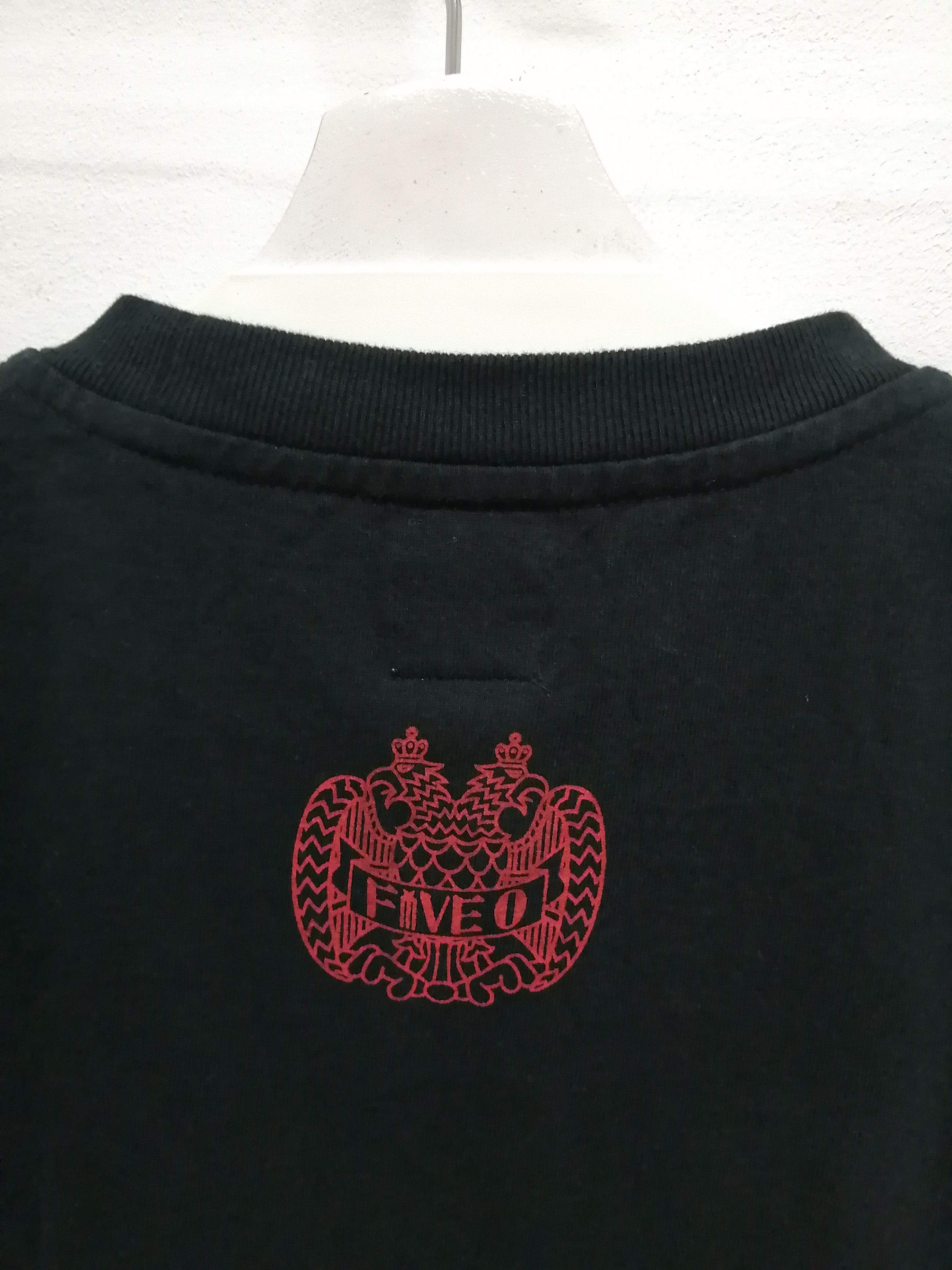 Japanese Brand DUPPIES Five-0 Destroy Babylon Big Print Tshirt Size US L / EU 52-54 / 3 - 4 Thumbnail