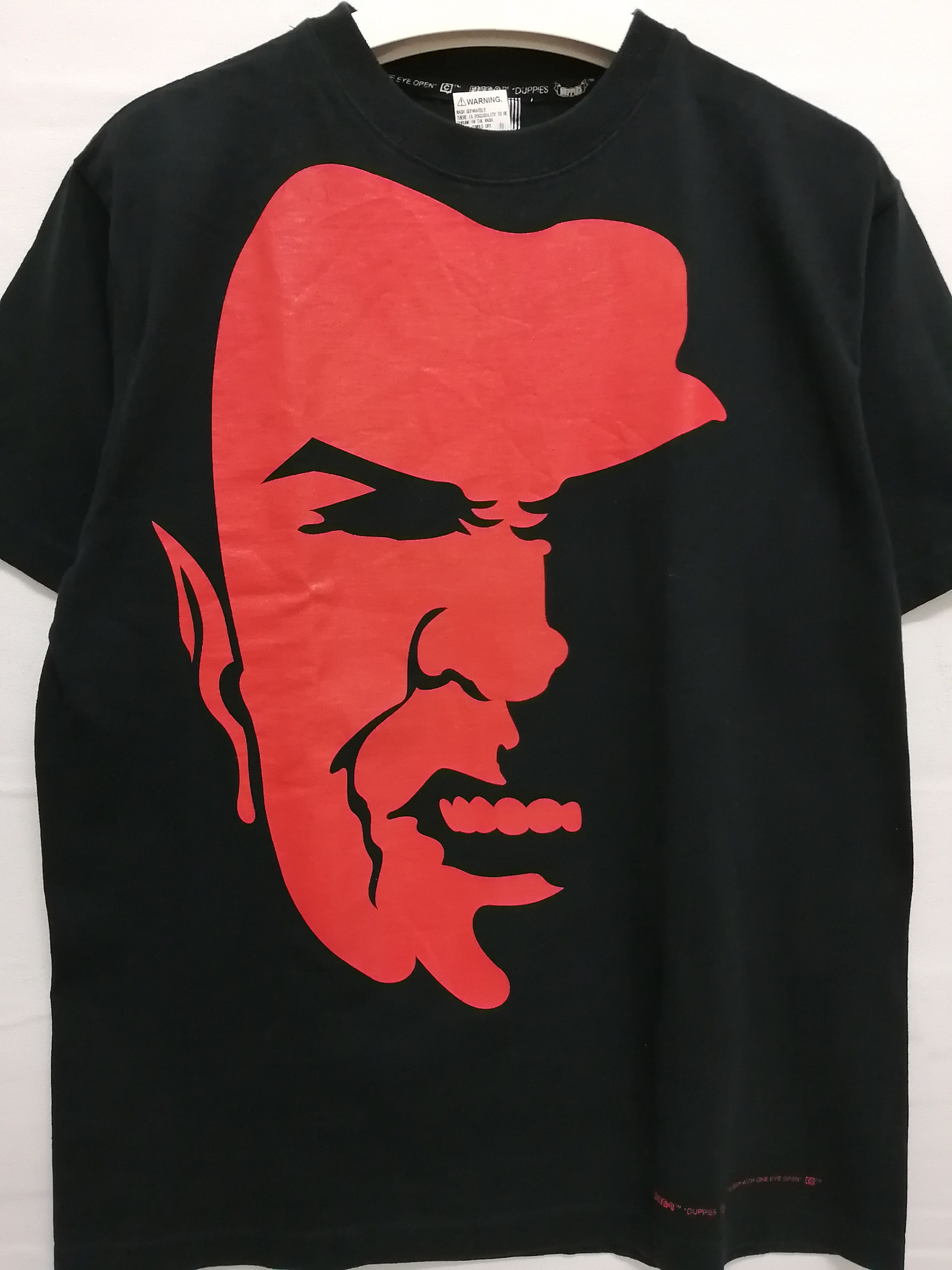 Japanese Brand DUPPIES Five-0 Destroy Babylon Big Print Tshirt Size US L / EU 52-54 / 3 - 8 Thumbnail
