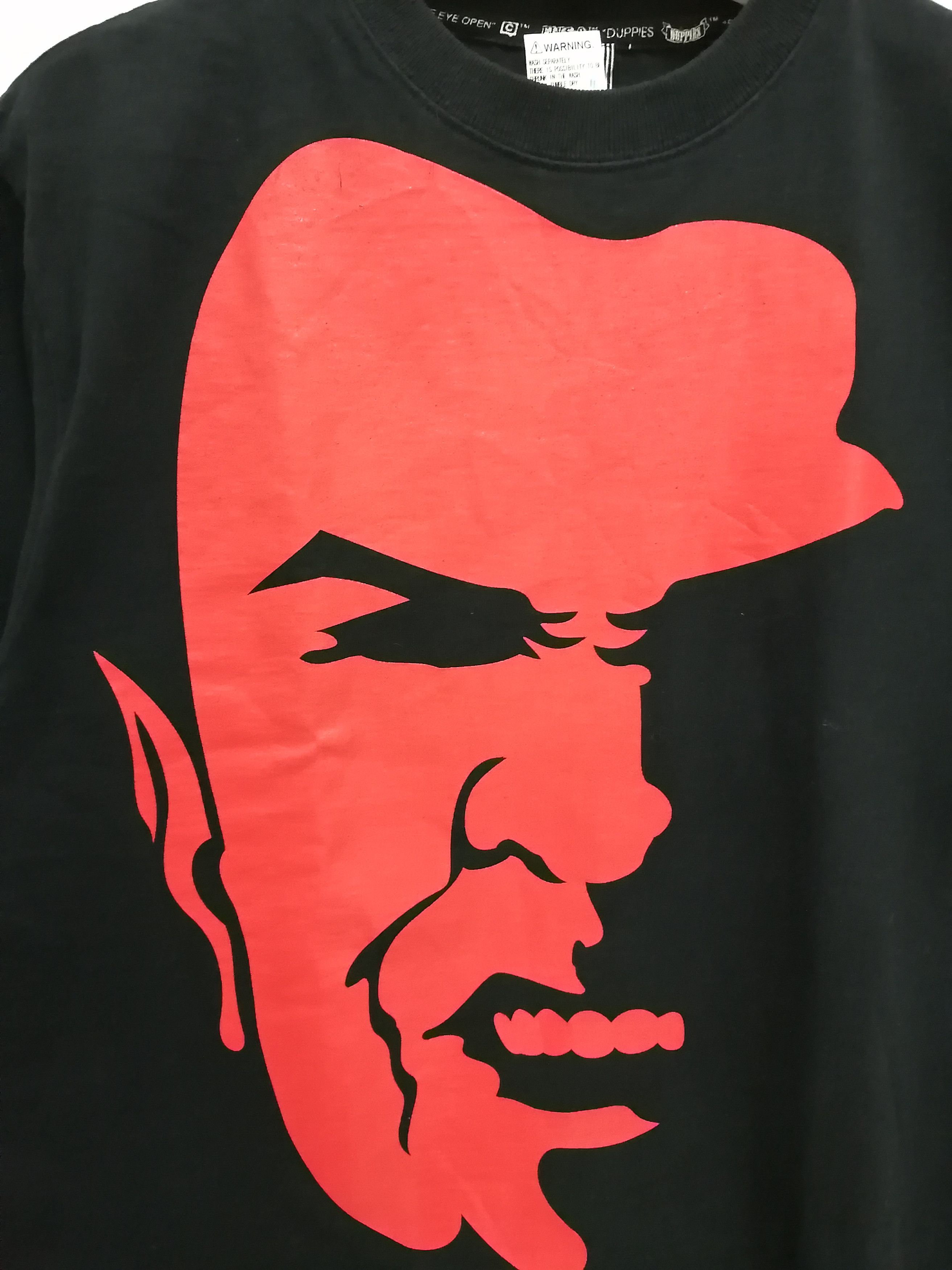 Japanese Brand DUPPIES Five-0 Destroy Babylon Big Print Tshirt Size US L / EU 52-54 / 3 - 7 Thumbnail
