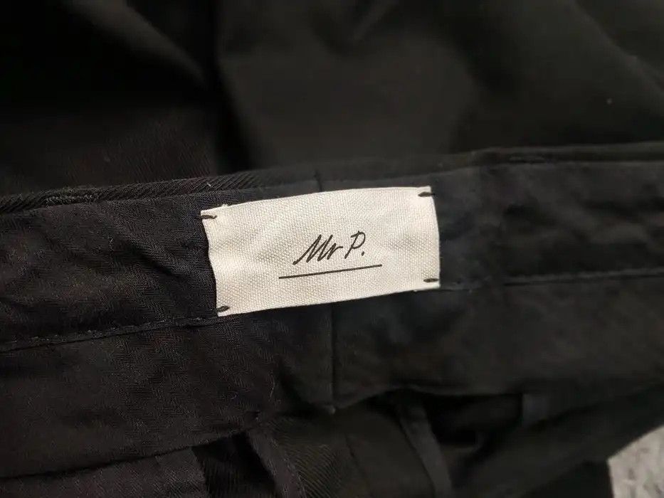 Mr P. Mr P. Porter Designer Black cropped mens Cotton Pants Size US 36 / EU 52 - 9 Thumbnail