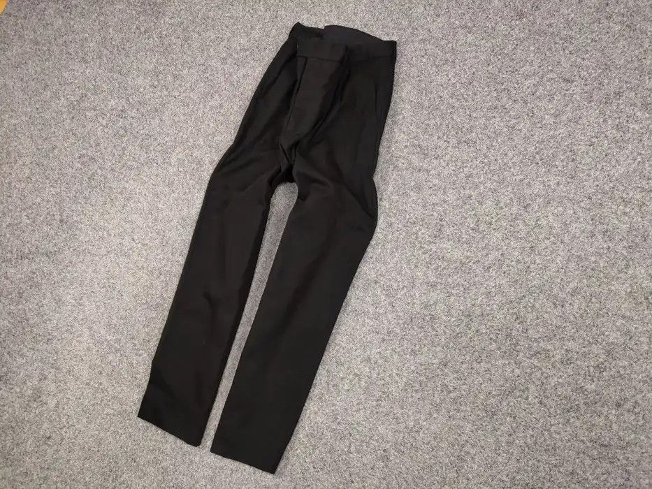 Mr P. Mr P. Porter Designer Black cropped mens Cotton Pants Size US 36 / EU 52 - 2 Thumbnail